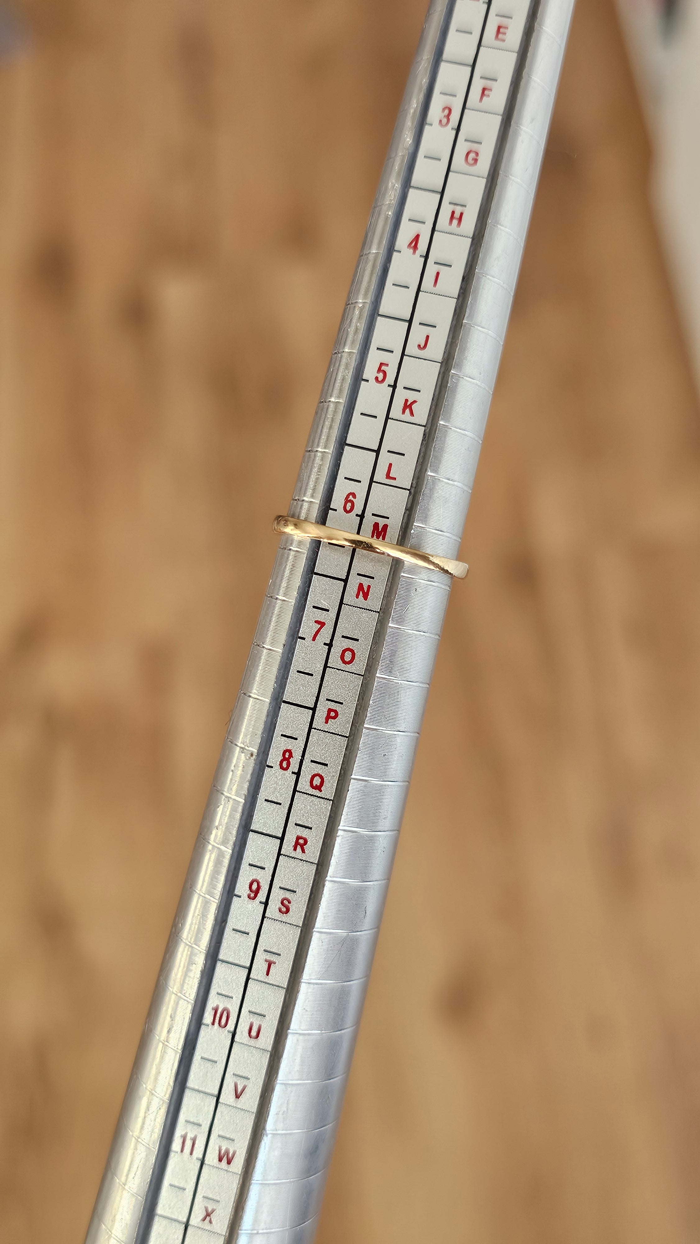 18k Yellow Gold Platinum Diamond Trilogy Ring 0.30ct Size M Vintage 1976