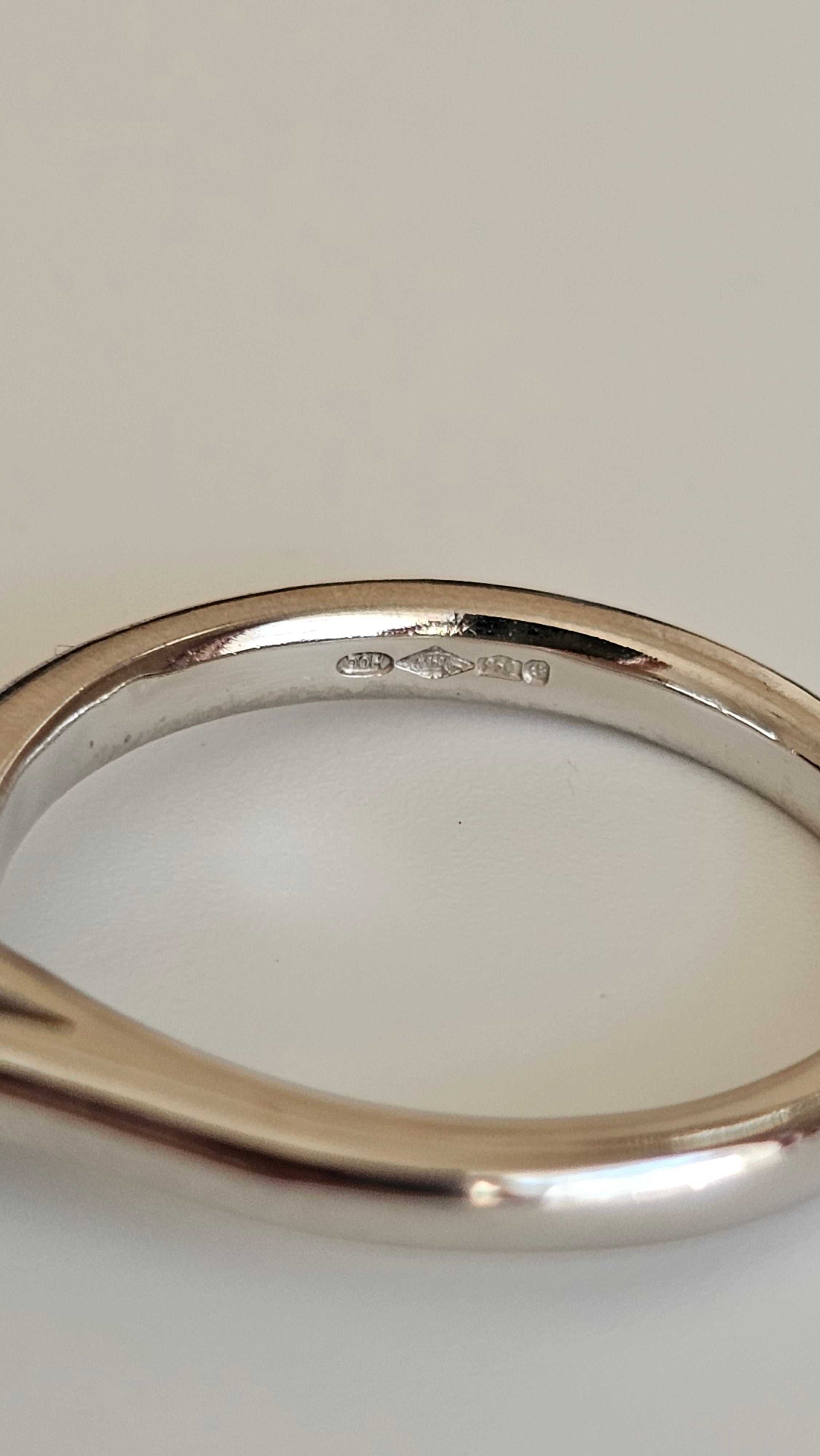 0.63ct GIA Certified Natural Diamond Ring | Platinum 950 | F Colour, SI1 | Size K | WGI Val £3,750