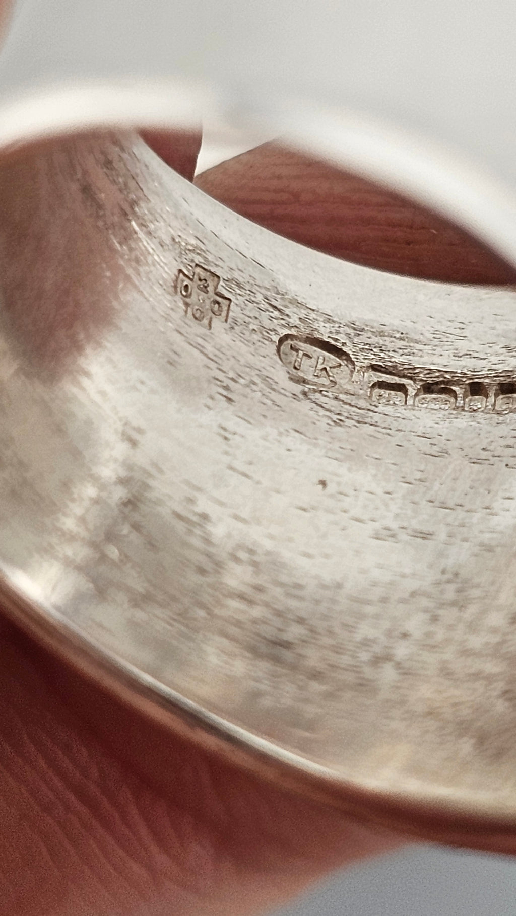 Bold Vintage 925 Sterling Silver Statement Ring 12.66g