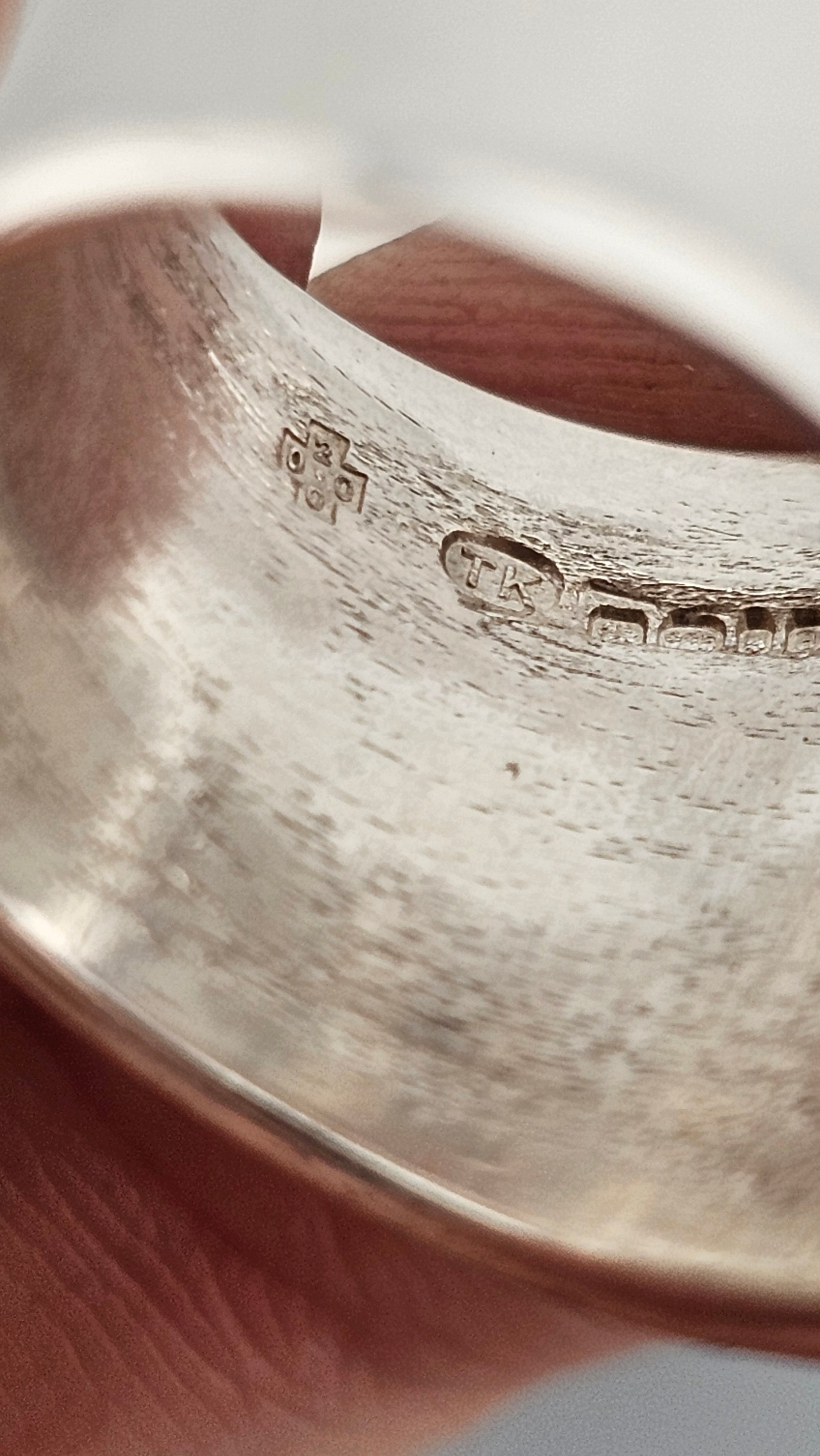 Bold Vintage 925 Sterling Silver Statement Ring 12.66g