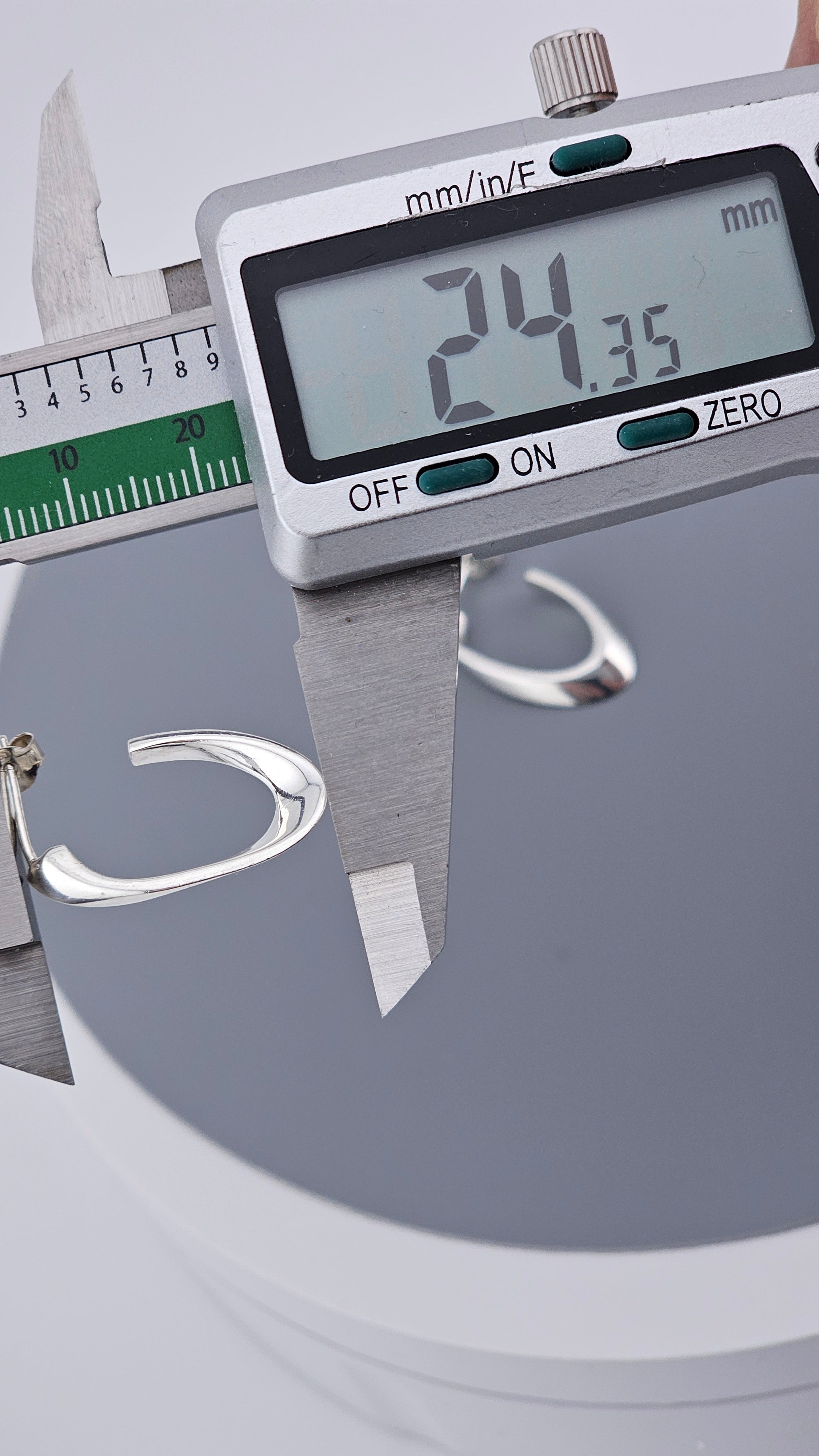 Modern 925 Sterling Silver Sculptural Twisted Half Hoop Earrings