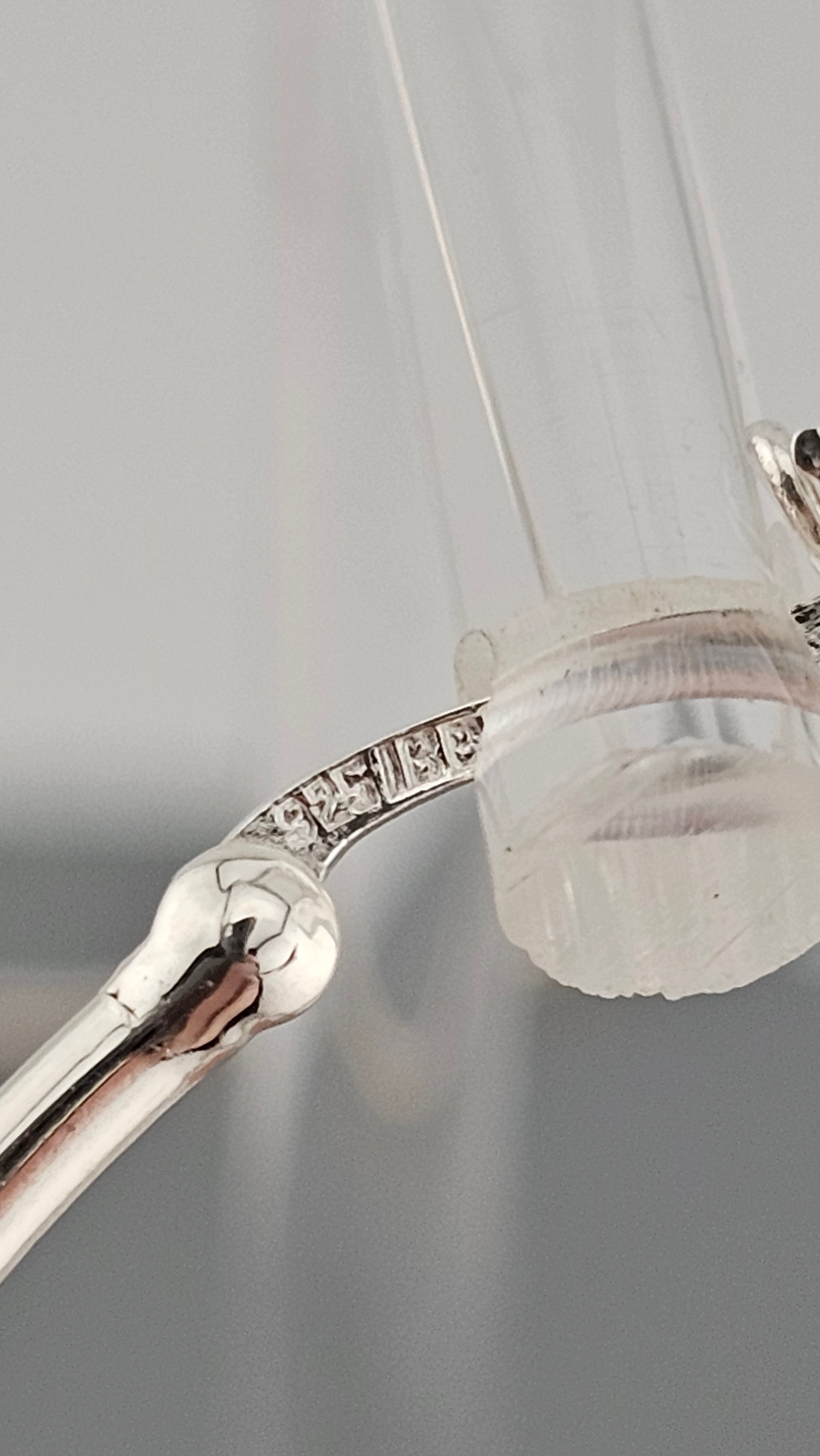 Large 925 Sterling Silver Flat Hoop Earrings (54mm) – Polished Finish