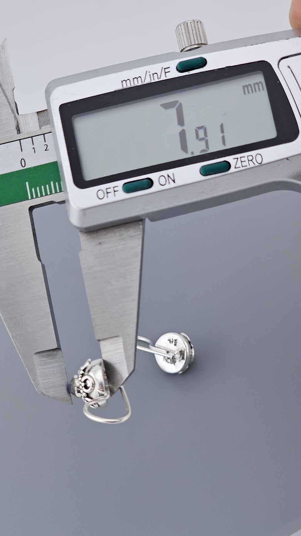 925 Sterling Silver Rainbow Moonstone Floral Drop Earrings | 21mm | 3.5g