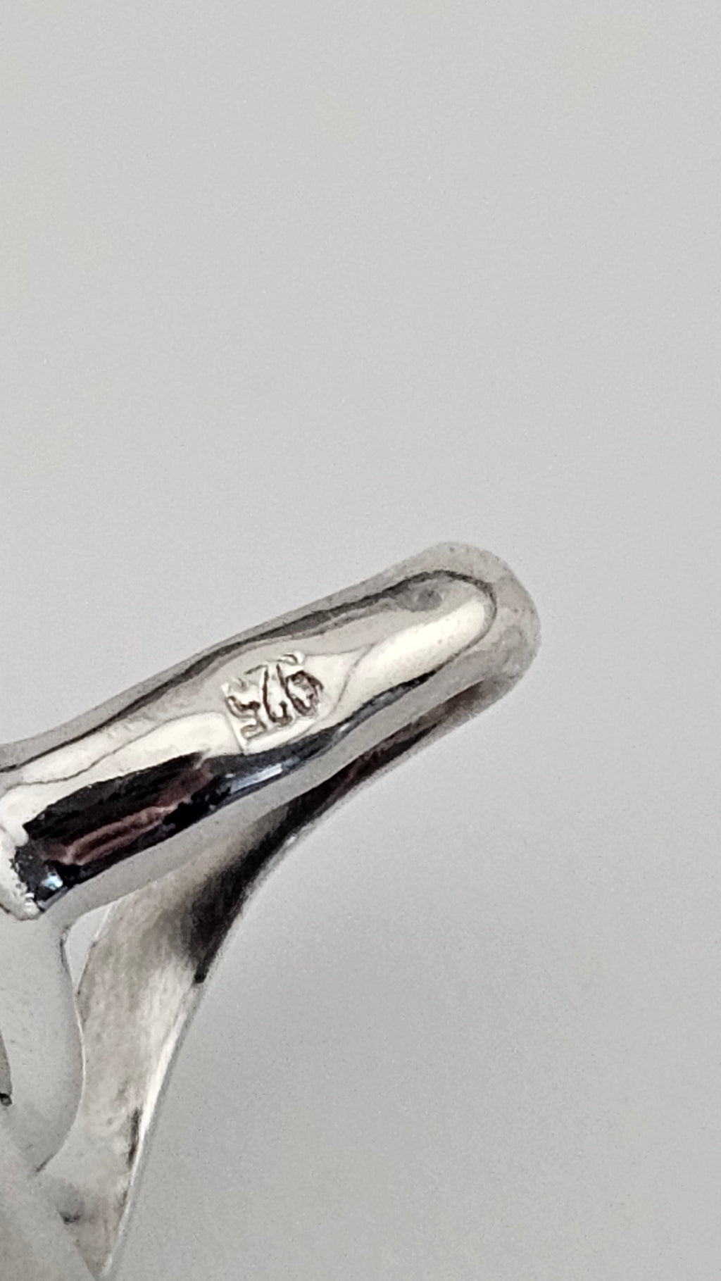 Modern 925 Sterling Silver Large Rose Quartz Teardrop Pendant (15g)