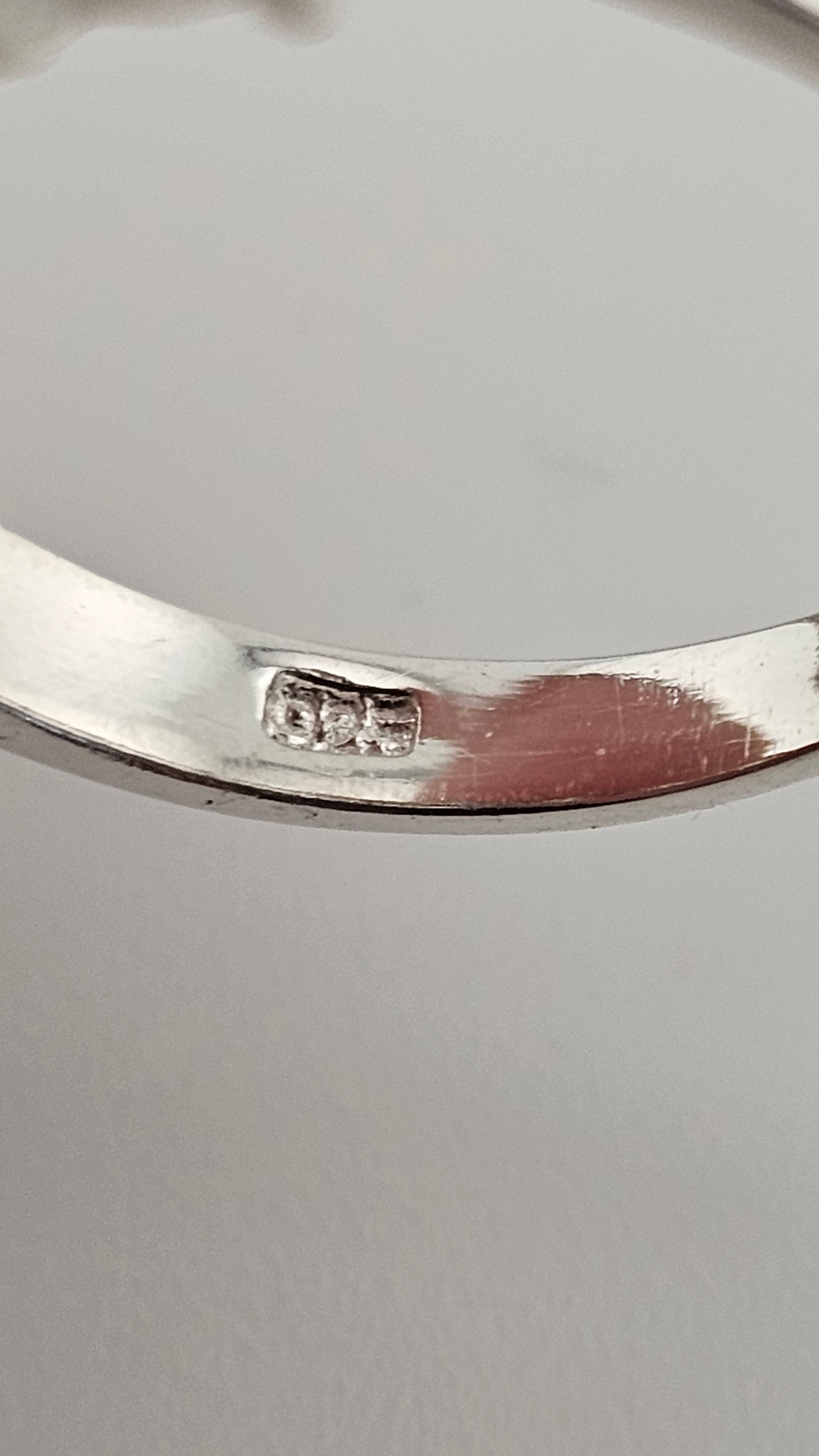 925 Sterling Silver Multi-Gemstone Rainbow Band Ring – Size P (US 7.5), 3.7g