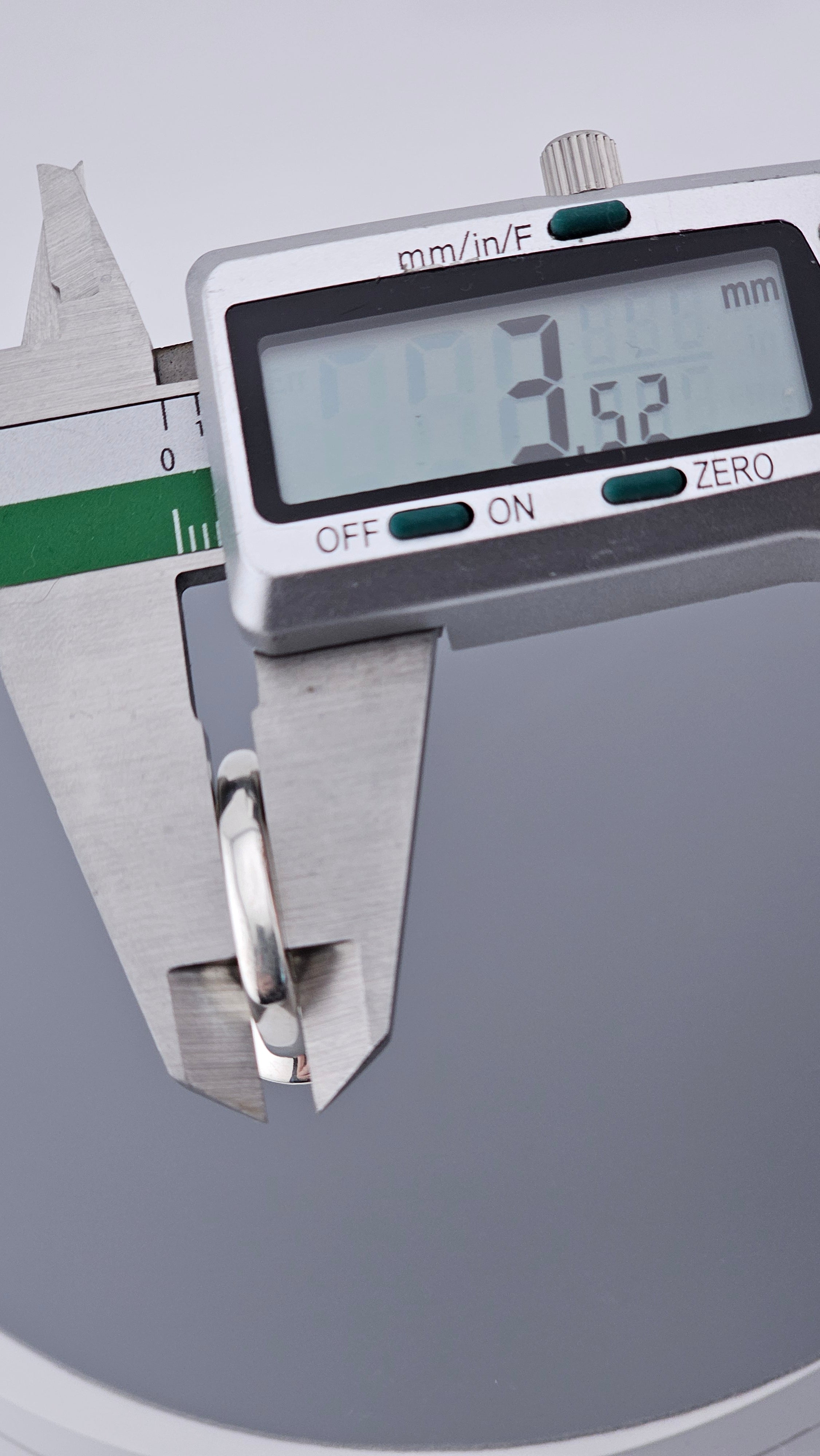 Pre-Loved Modern 925 Sterling Silver Aquamarine Cabochon Ring - Size UK M ½ / US 6.5 (7.33g)