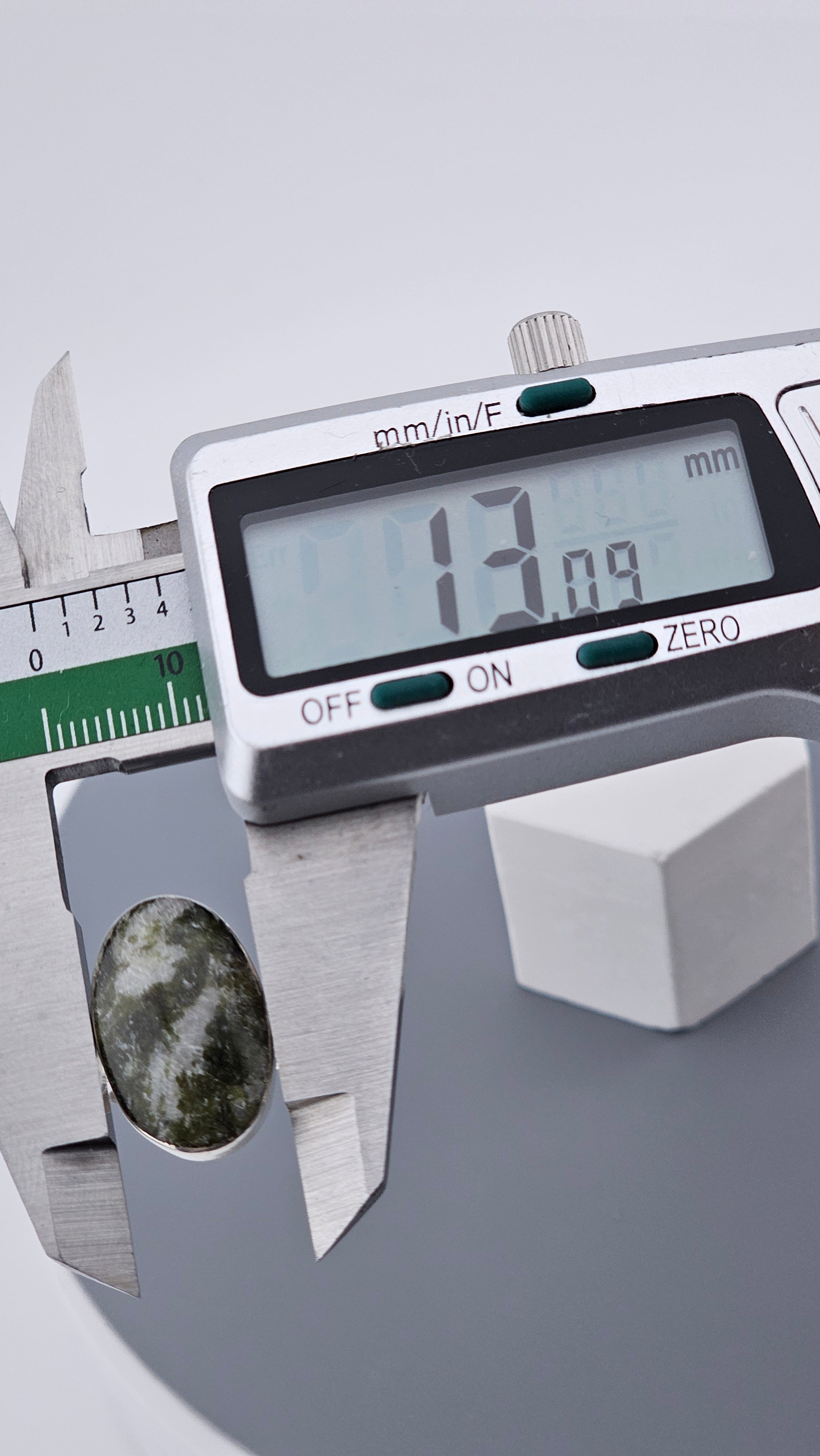 Vintage 925 Sterling Silver Preseli Bluestone Ring – Adjustable Size