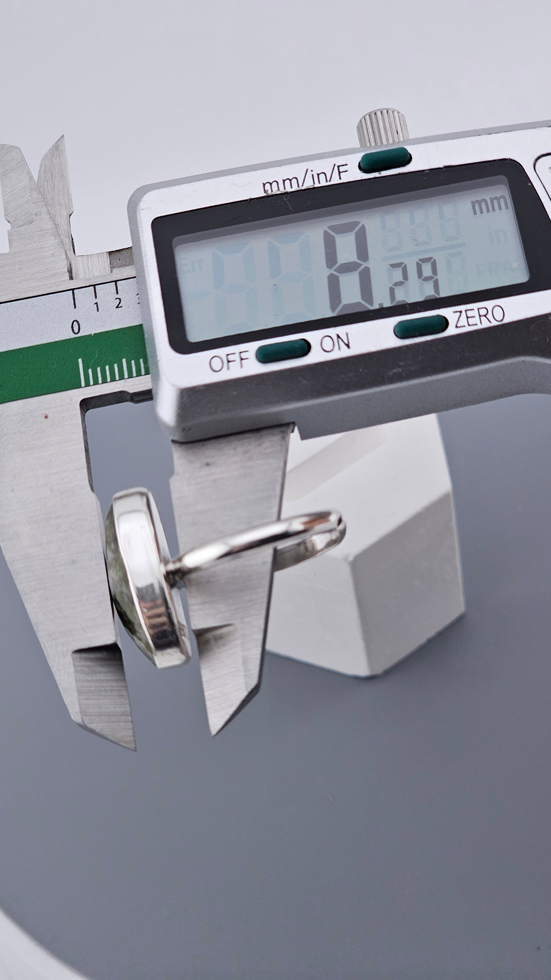 Vintage 925 Sterling Silver Preseli Bluestone Ring – Adjustable Size