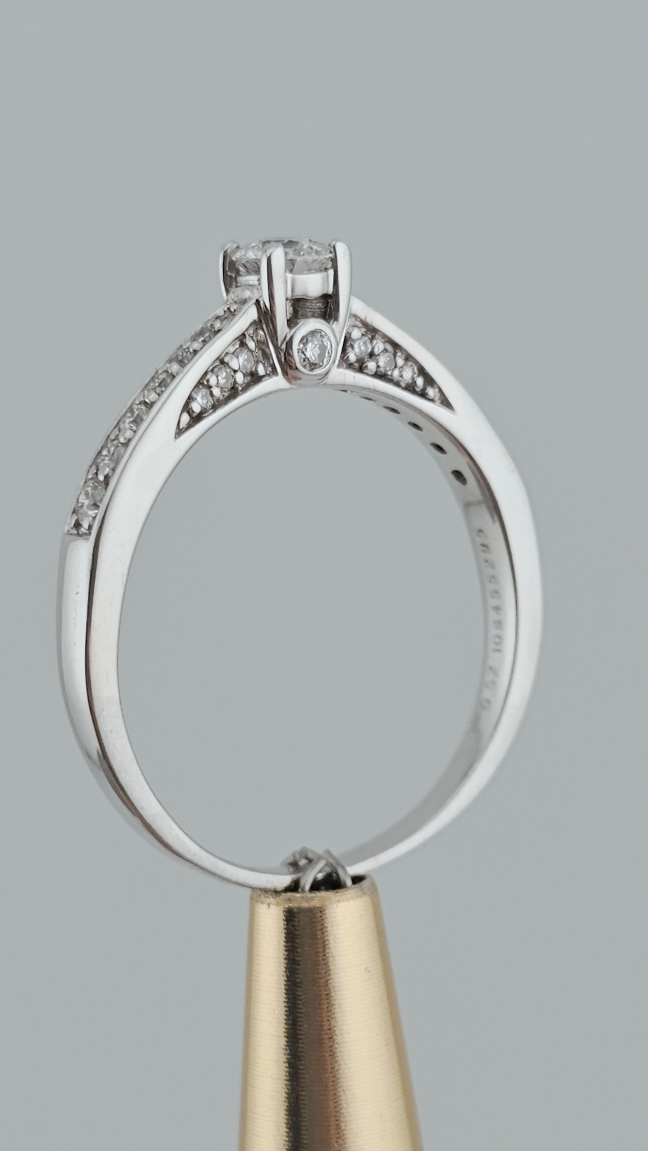 Tolkowsky 18ct White Gold Diamond Ring | 0.52ctw | IGI Certified | Size P 1/2 | Boxed