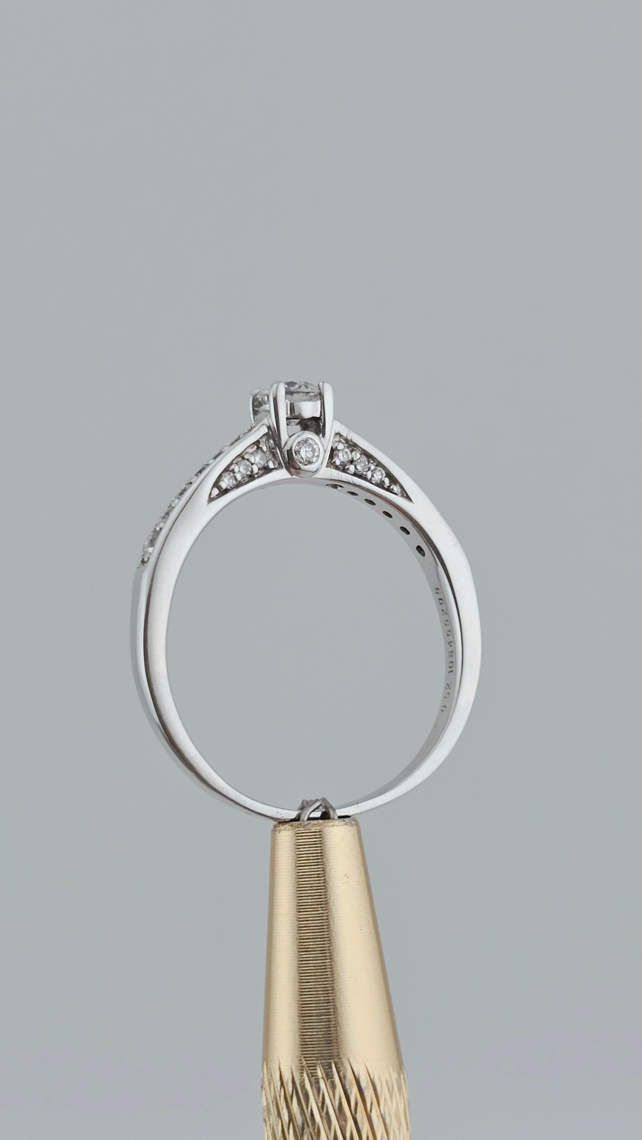 Tolkowsky 18ct White Gold Diamond Ring | 0.52ctw | IGI Certified | Size P 1/2 | Boxed