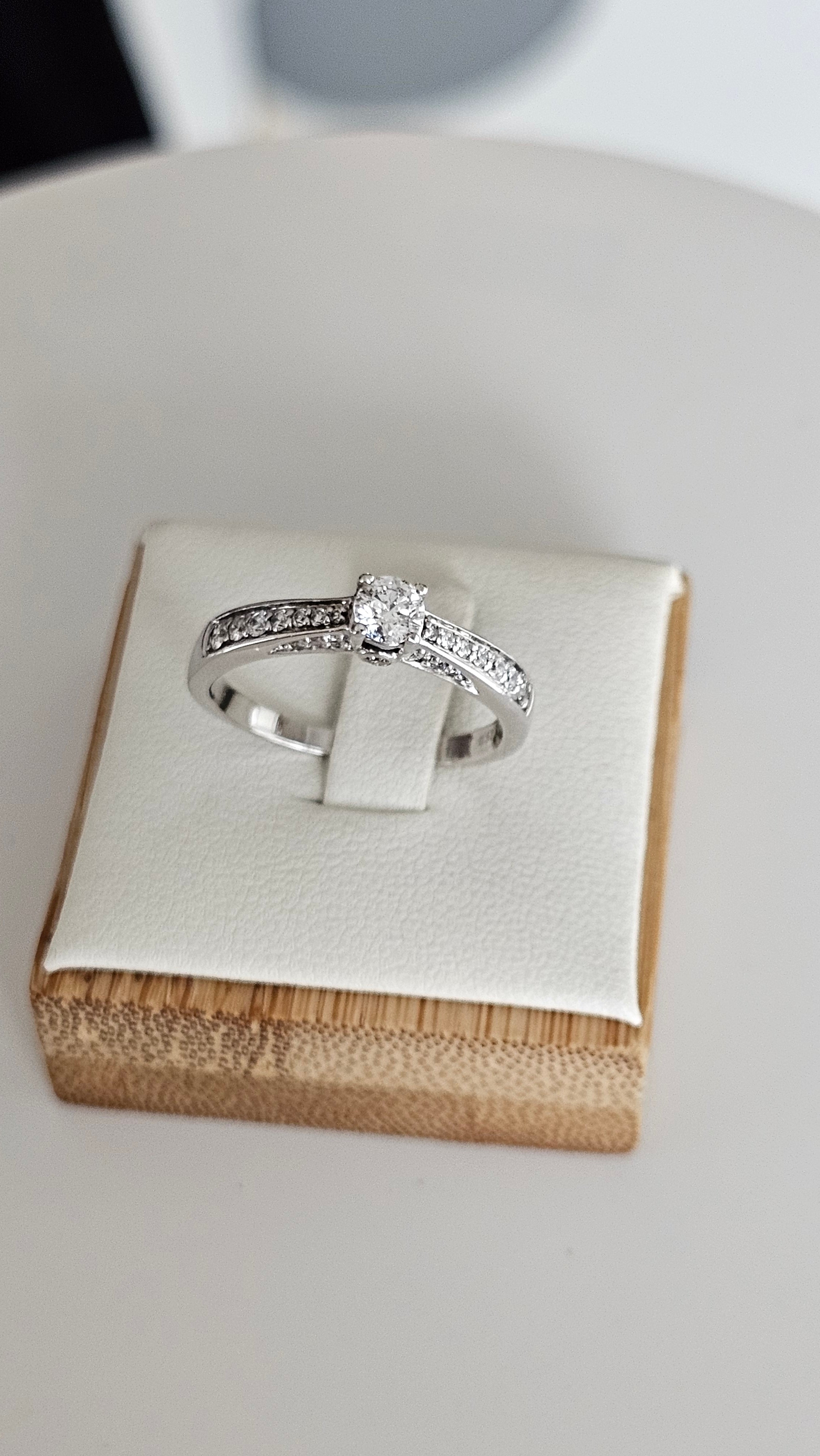 Tolkowsky 18ct White Gold Diamond Ring | 0.52ctw | IGI Certified | Size P 1/2 | Boxed