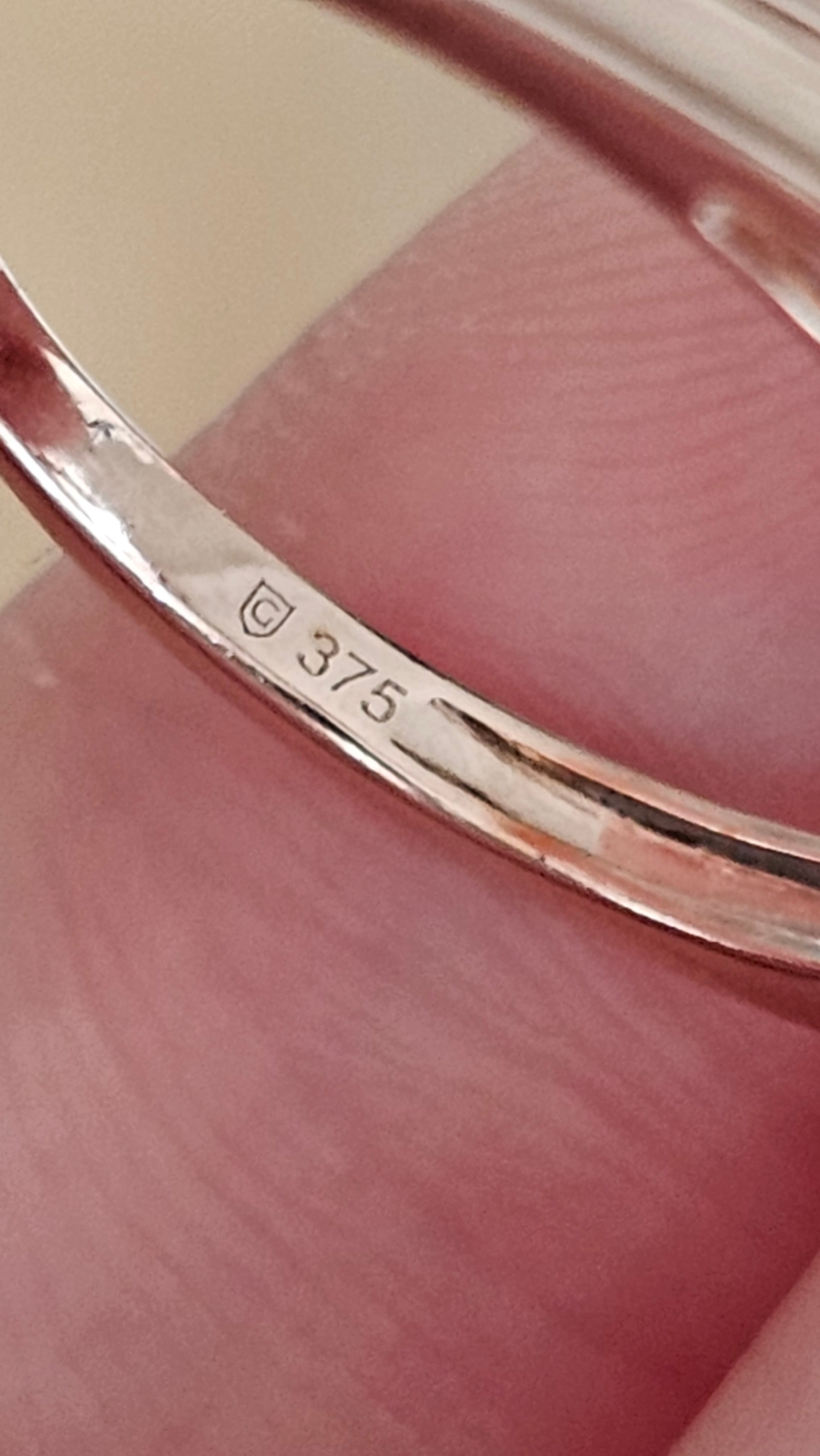 9ct Rose Gold Natural Pink Kunzite  Ring | Size P 1/2 | 3.55g