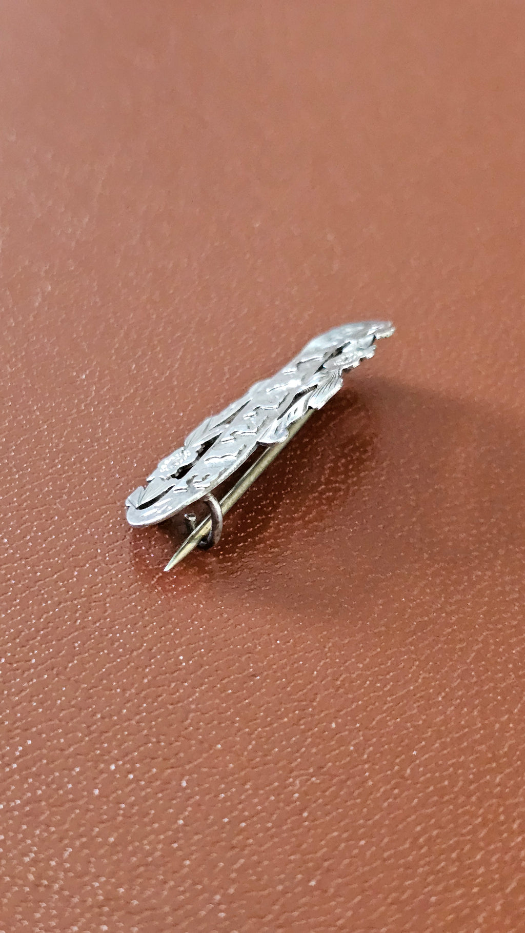 Antique Sterling Silver "LIZZIE" Engraved Name Brooch – Fully Hallmarked Birmingham