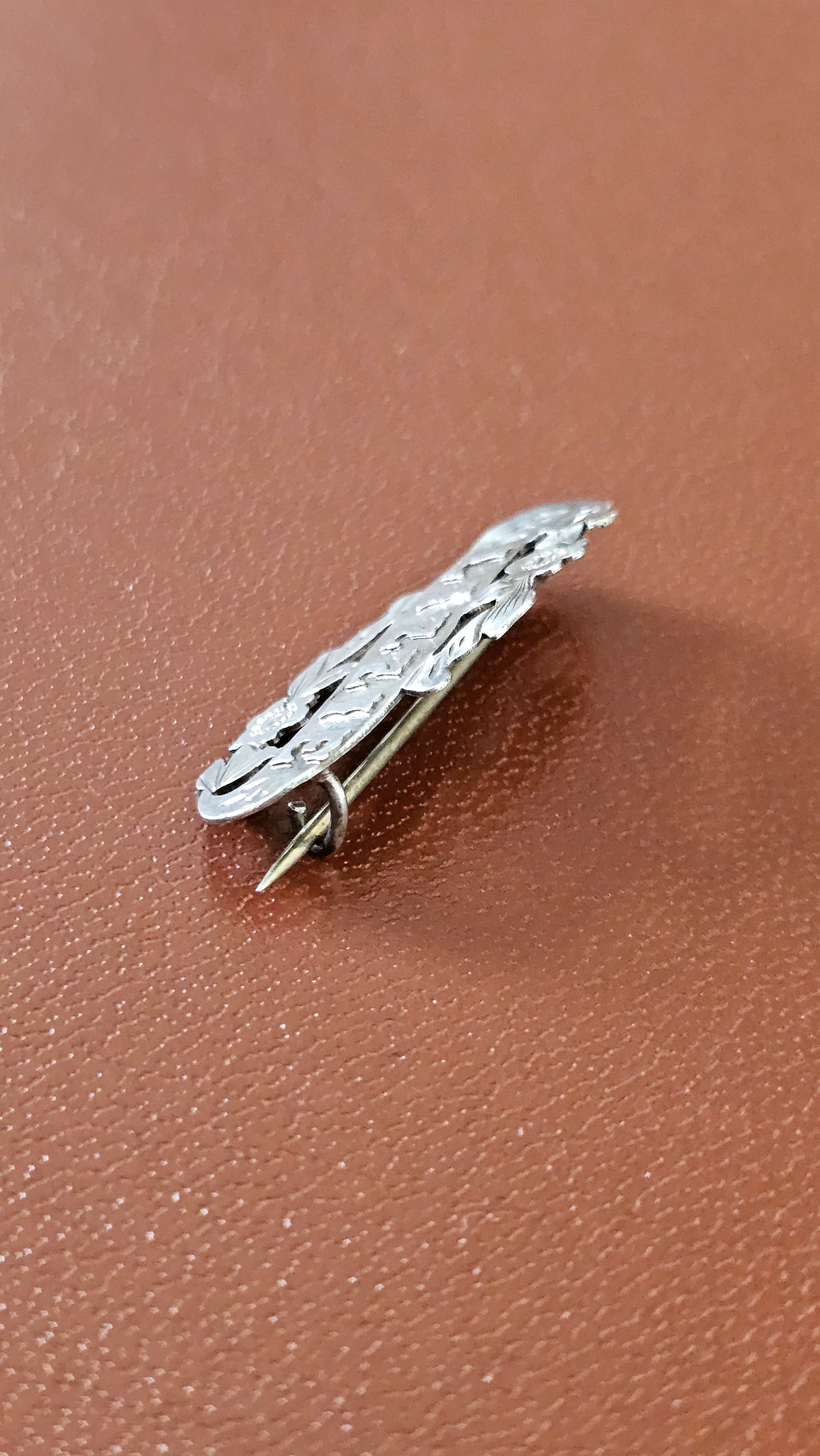 Antique Sterling Silver "LIZZIE" Engraved Name Brooch – Fully Hallmarked Birmingham