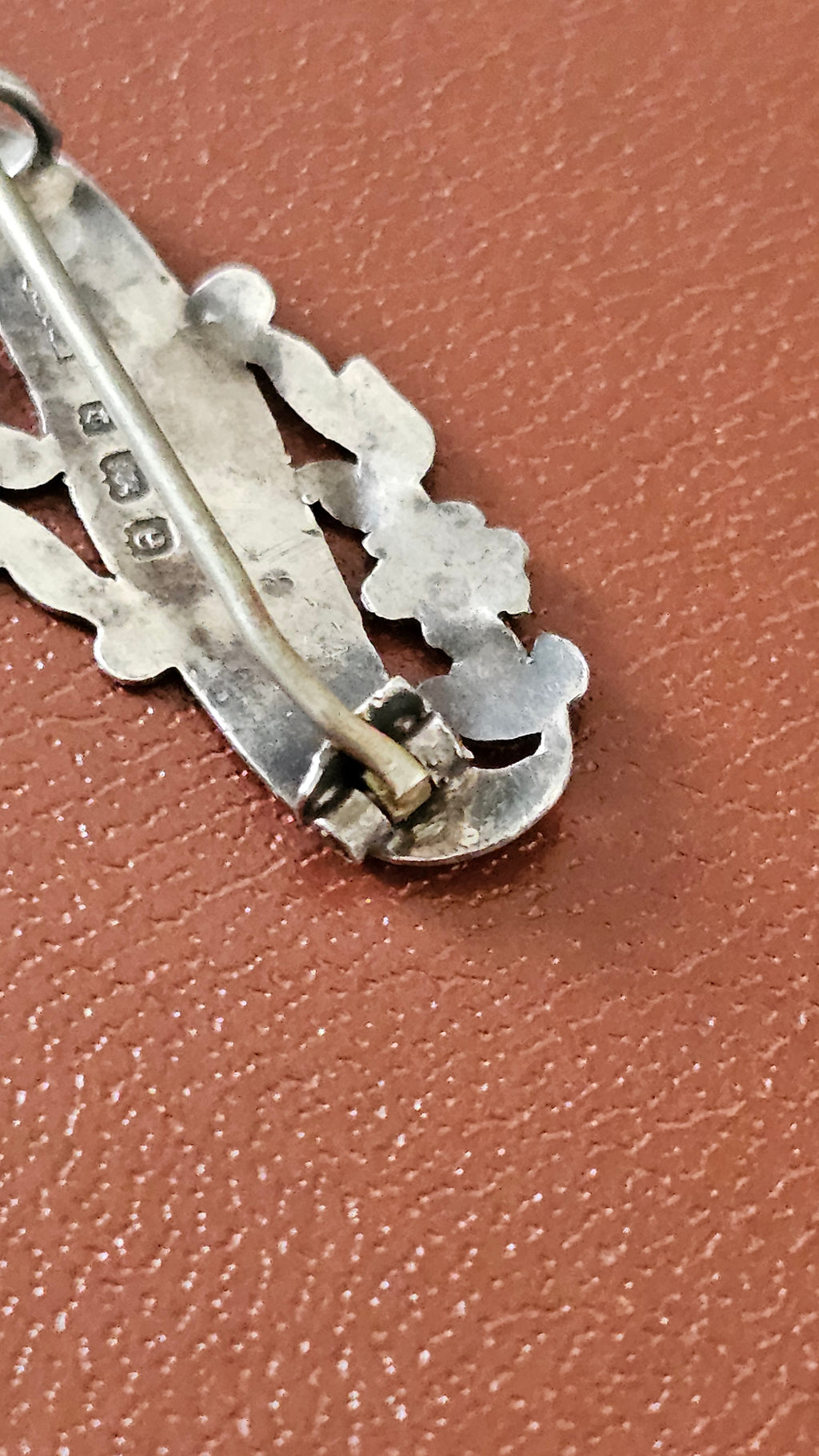 Antique Sterling Silver "LIZZIE" Engraved Name Brooch – Fully Hallmarked Birmingham