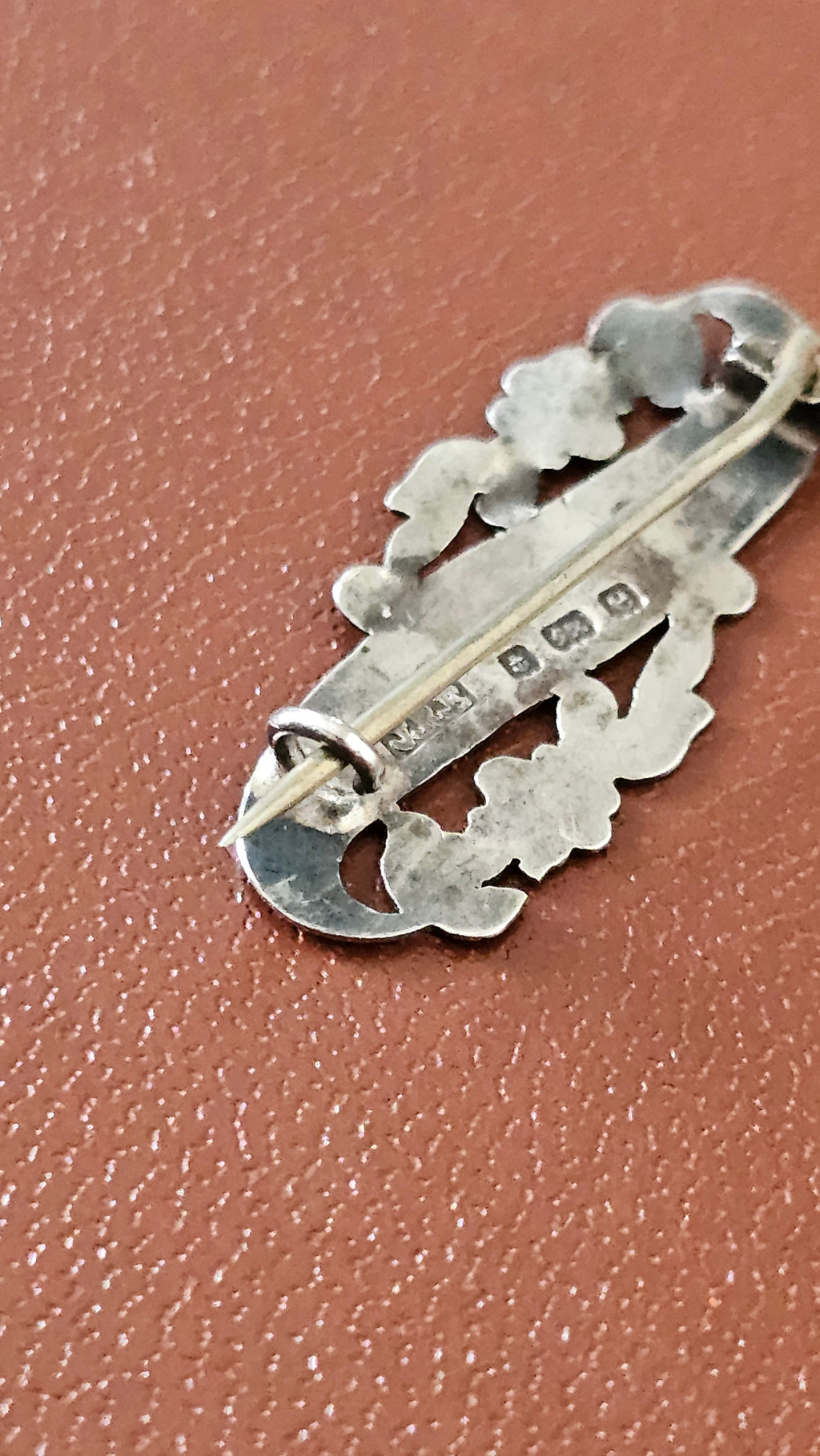 Antique Sterling Silver "LIZZIE" Engraved Name Brooch – Fully Hallmarked Birmingham