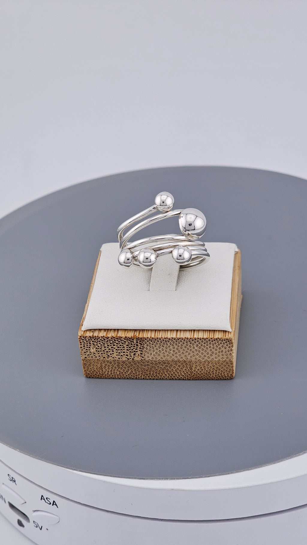 925 Sterling Silver Multi-Band Ball Ring