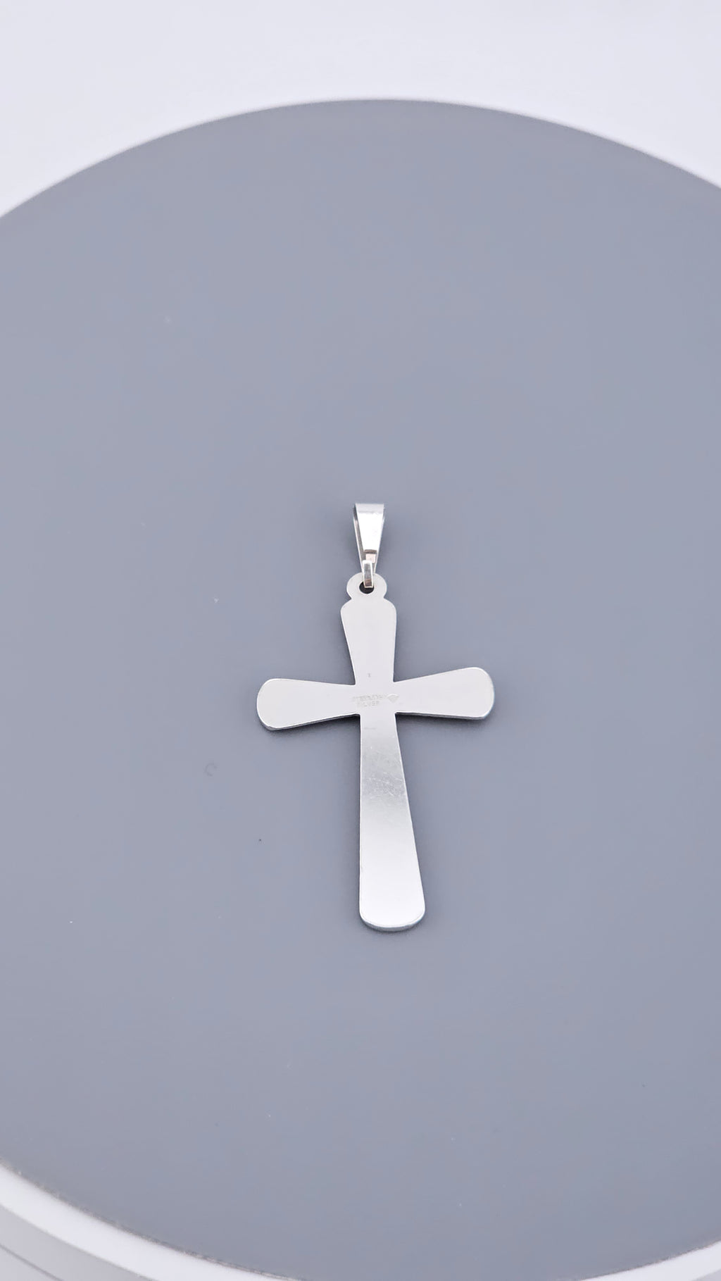 Sterling Silver Engraved Cross Pendant