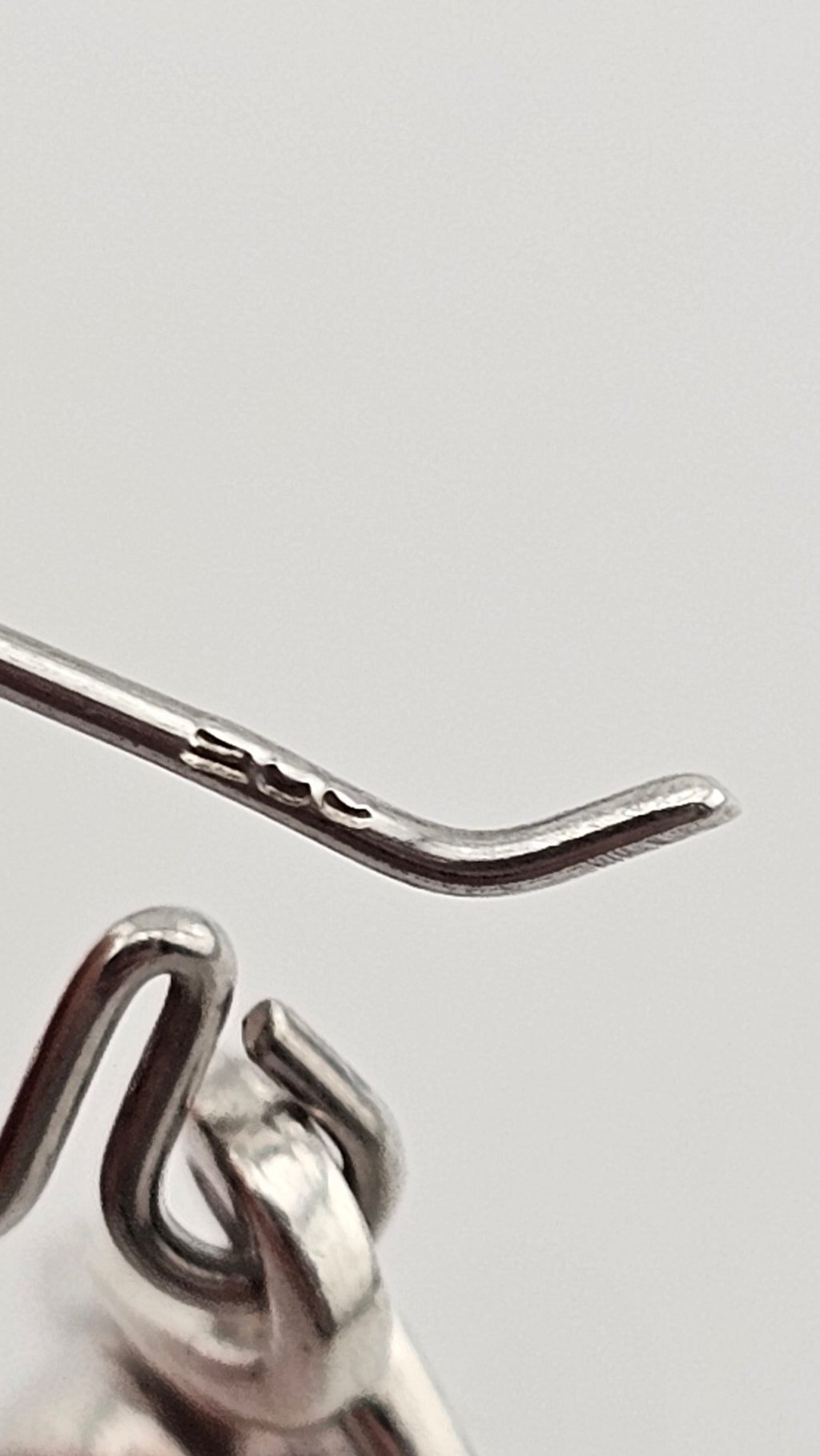 925 Sterling Silver Amber Drop Earrings - Modern Minimalist Design