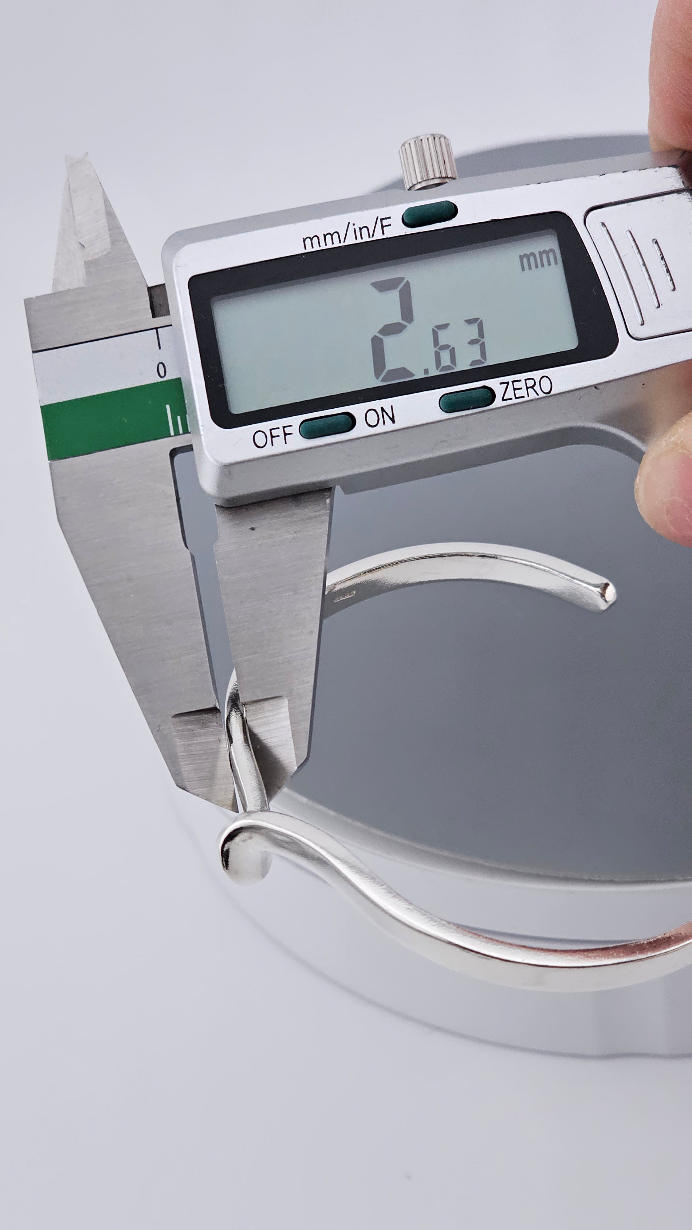 Modernist Wave 925 Sterling Silver Cuff Bracelet, 17.5 cm