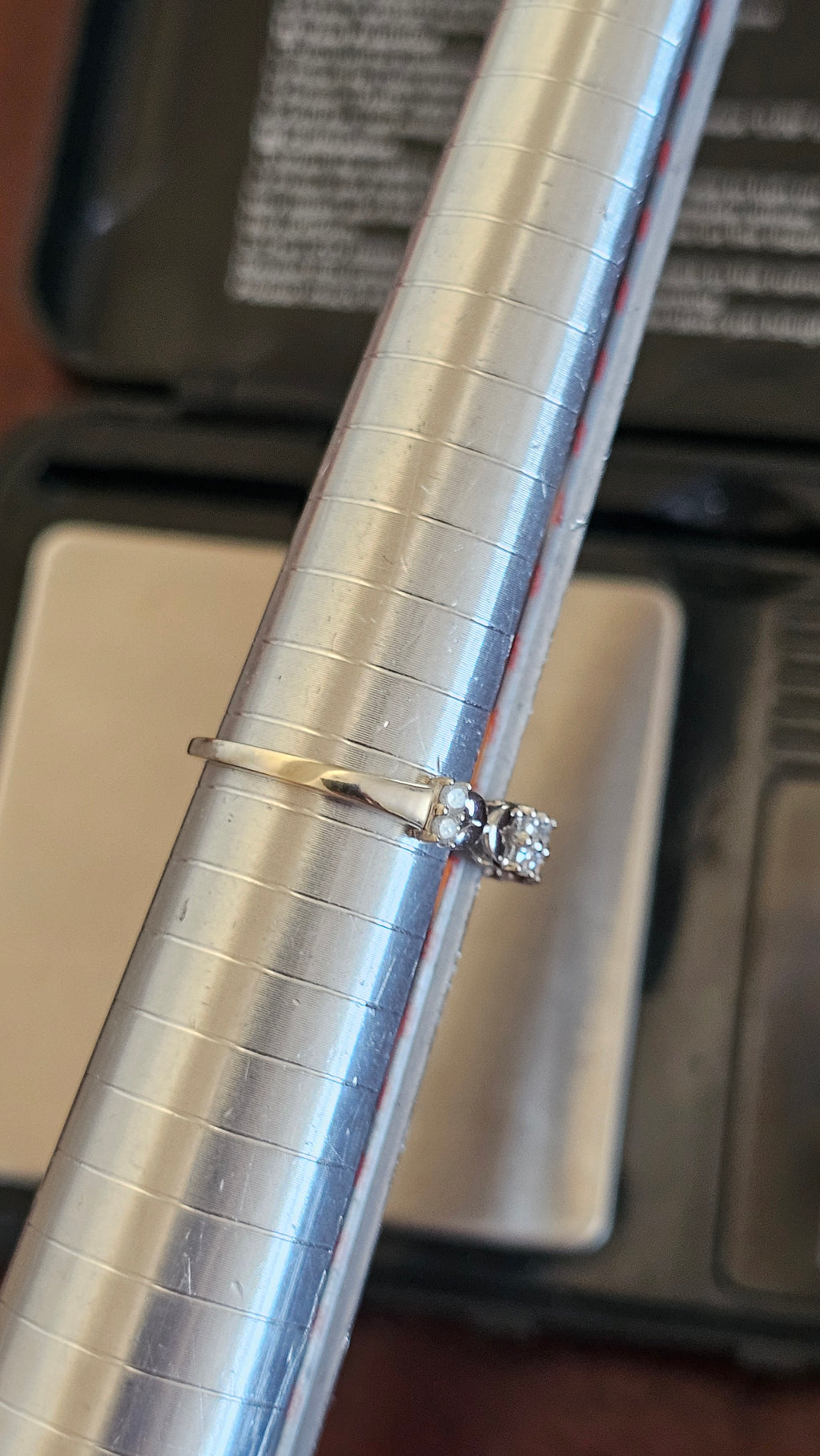 10ct White Gold 0.20ct Natural Diamond Eternity Ring , size Q