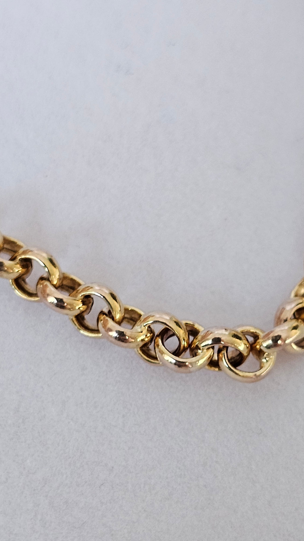 9ct Yellow Gold Albert-Style T-Bar Bracelet , length 18.5cm