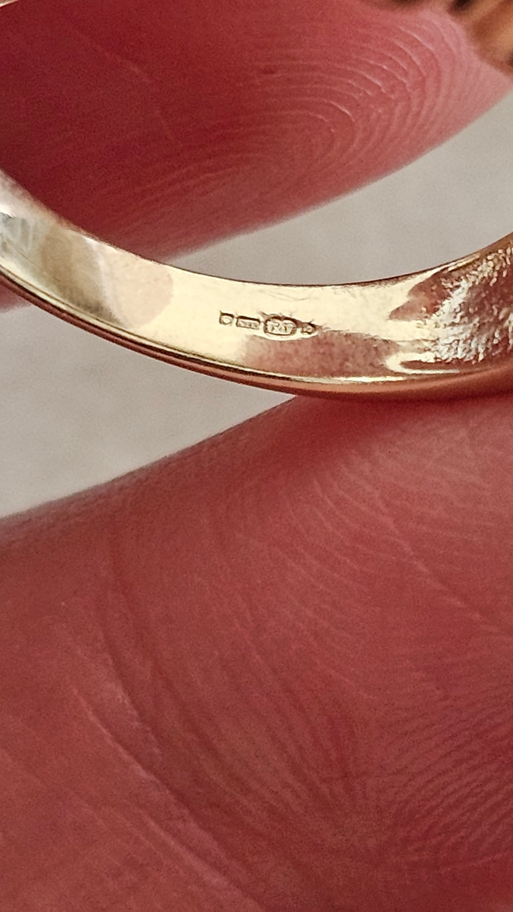 9ct Yellow Gold Ruby and Diamond Ring , size N , 4.58 grams