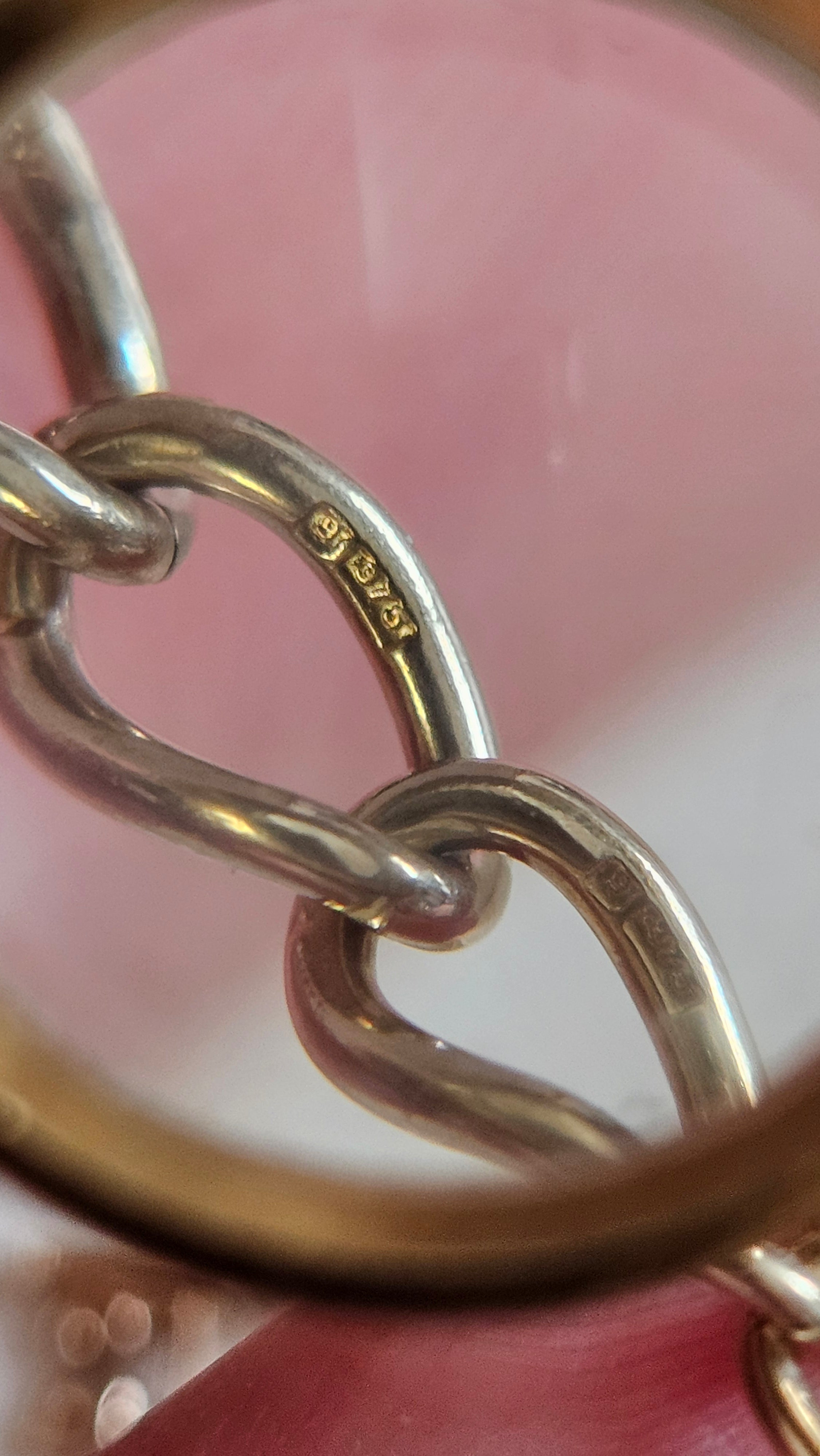 Vintage 9ct Yellow Gold Charm Bracelet with Heart Padlock & 5 Charms