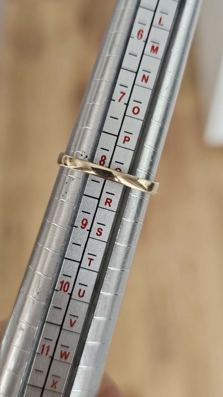 Vintage 9ct Yellow Gold 0.15ct Natural Diamond Illusion Set Ring Size Q 