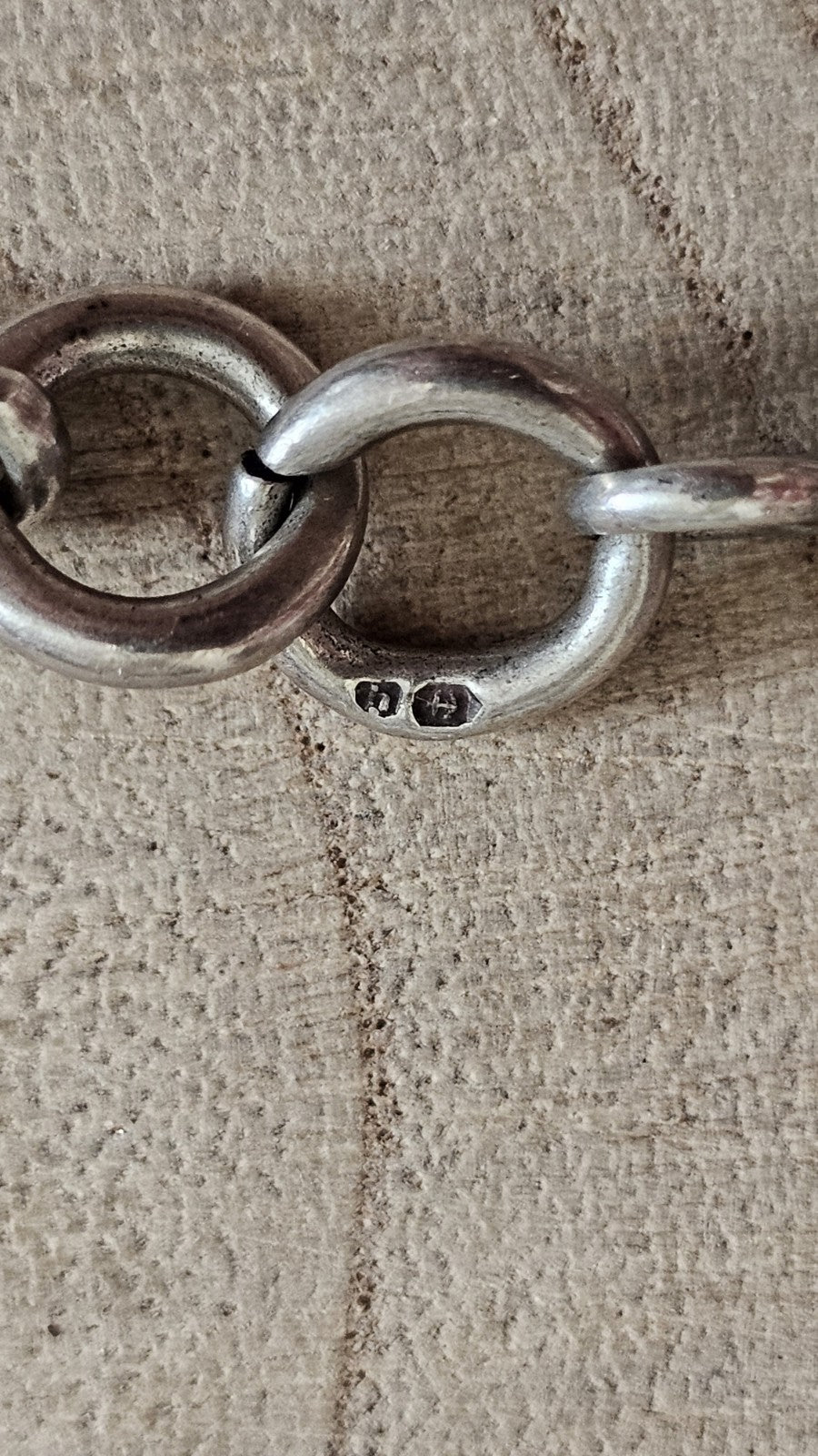 Antique 1901 Sterling Silver Graduated Albert Chain 1889 Carnelian BloodstoneFob