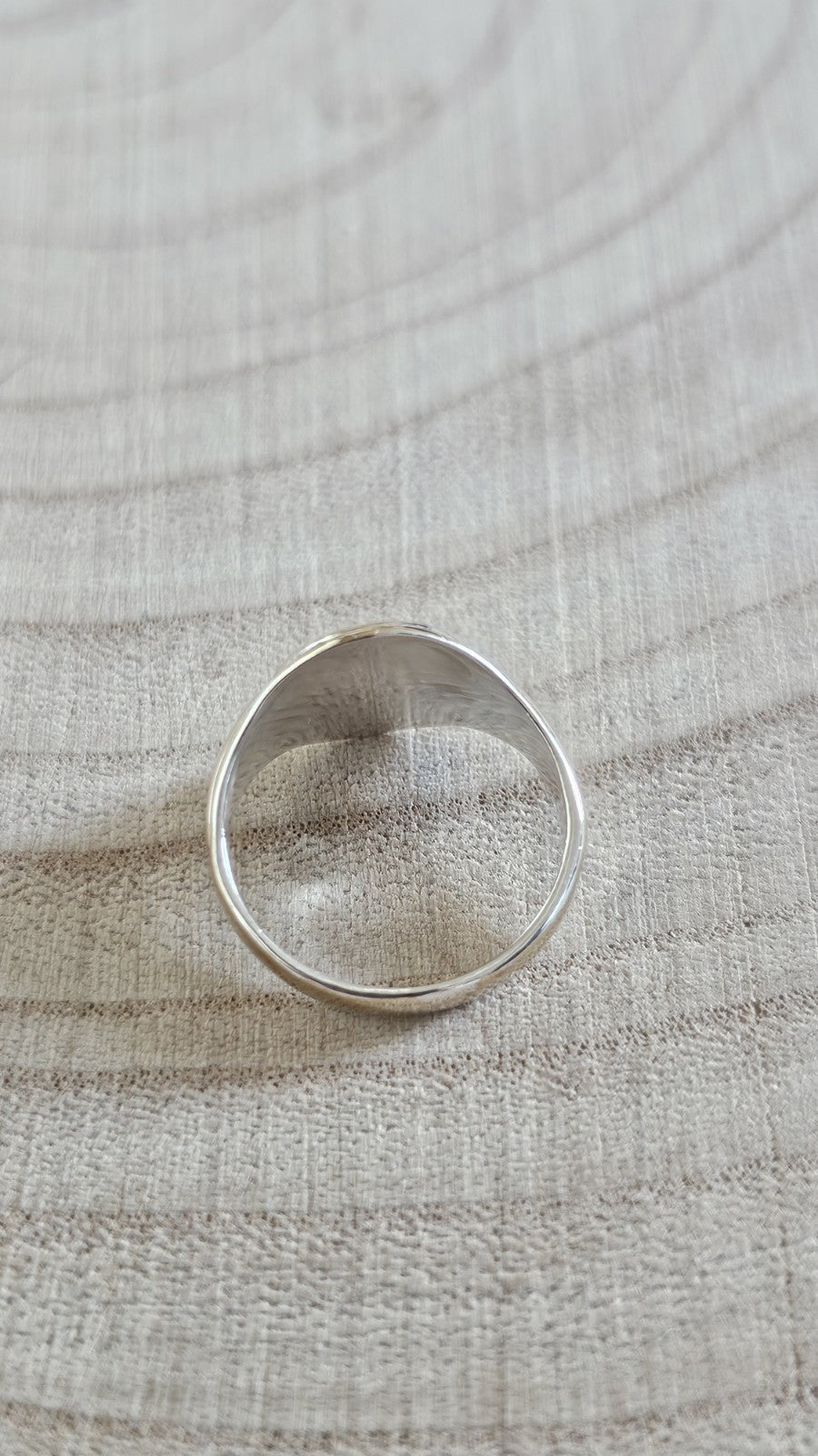 Vintage 9ct Gold & Silver Oval Signet Ring – Engraved Floral Design 4.48g, P1/2
