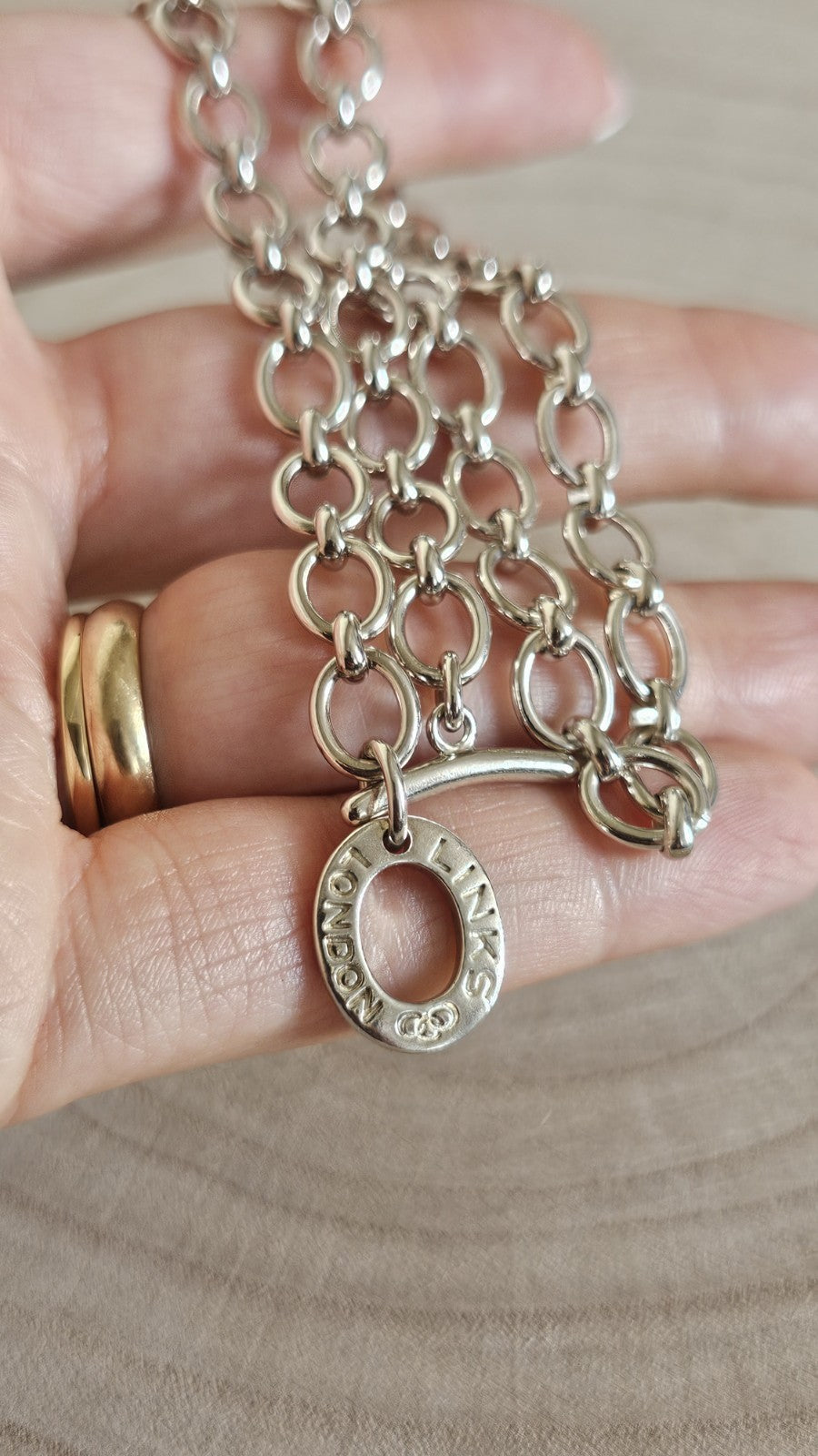 Links of London 925 Sterling Silver Chunky Chain Necklace 16.5"