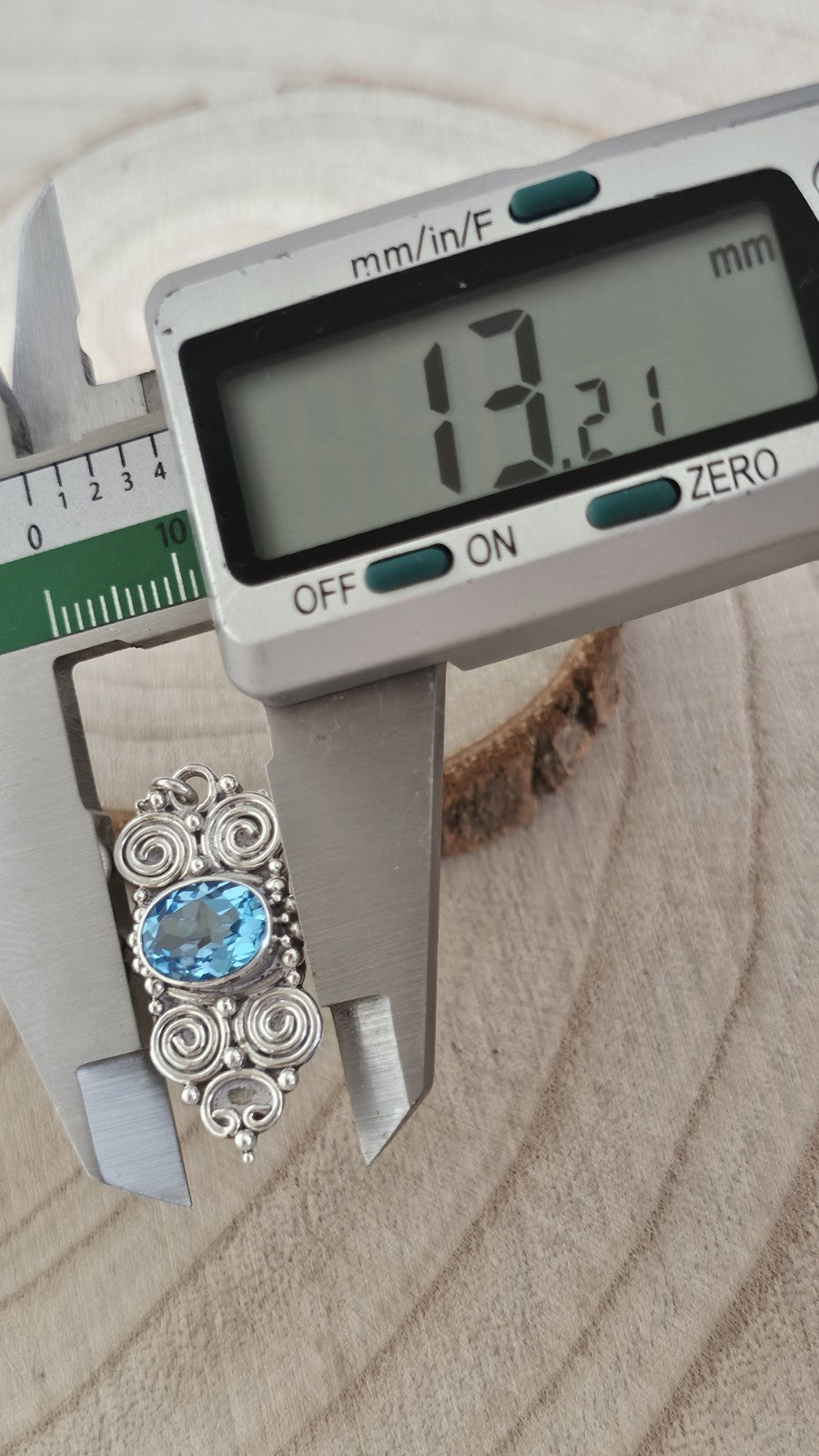 BA SUARTI 925 Sterling Silver Blue Topaz Drop Earrings 8.37g