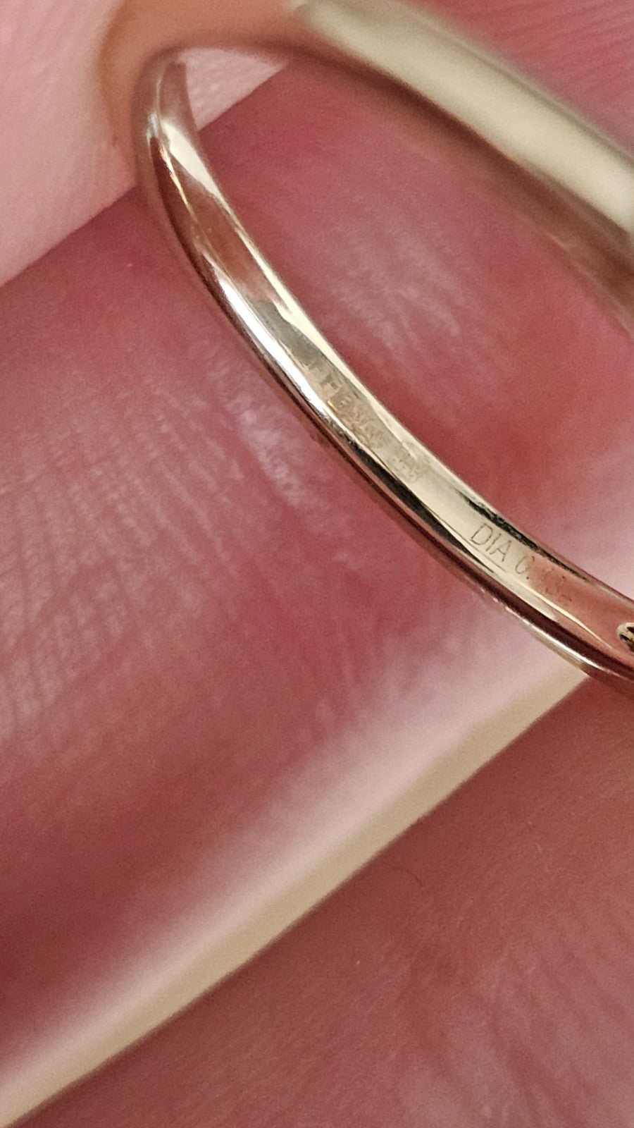 9ct Yellow Gold Natural Citrine & 0.13ct Diamond Ring Size K 1/2 Hallmarked