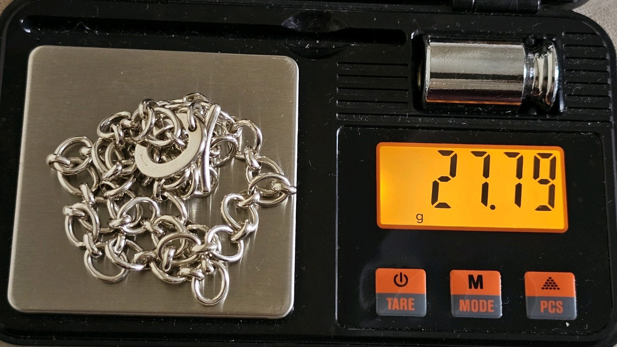 Links of London 925 Sterling Silver Chunky Chain Necklace 16.5"