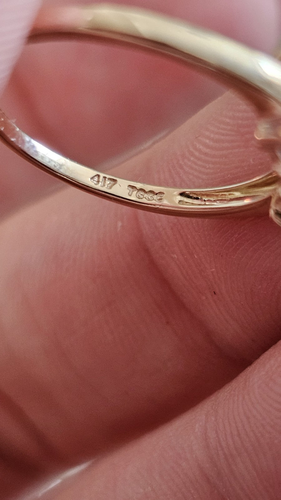 10ct Yellow Gold Natural Tanzanite Trilogy Ring Size N½ | Emerald Cut Hallmarked