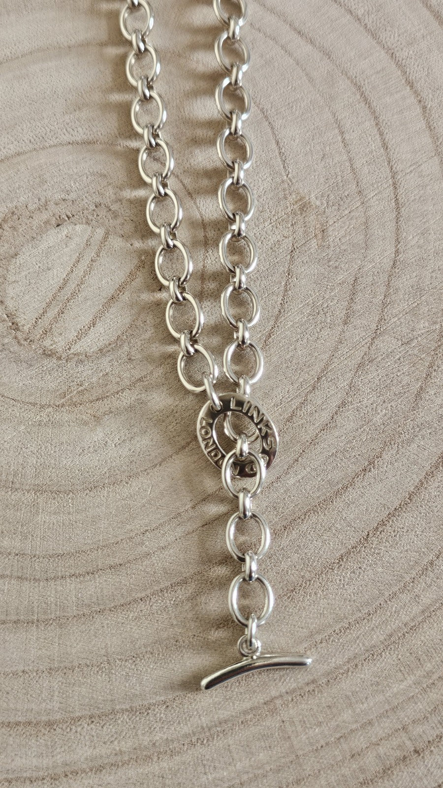 Links of London 925 Sterling Silver Chunky Chain Necklace 16.5"