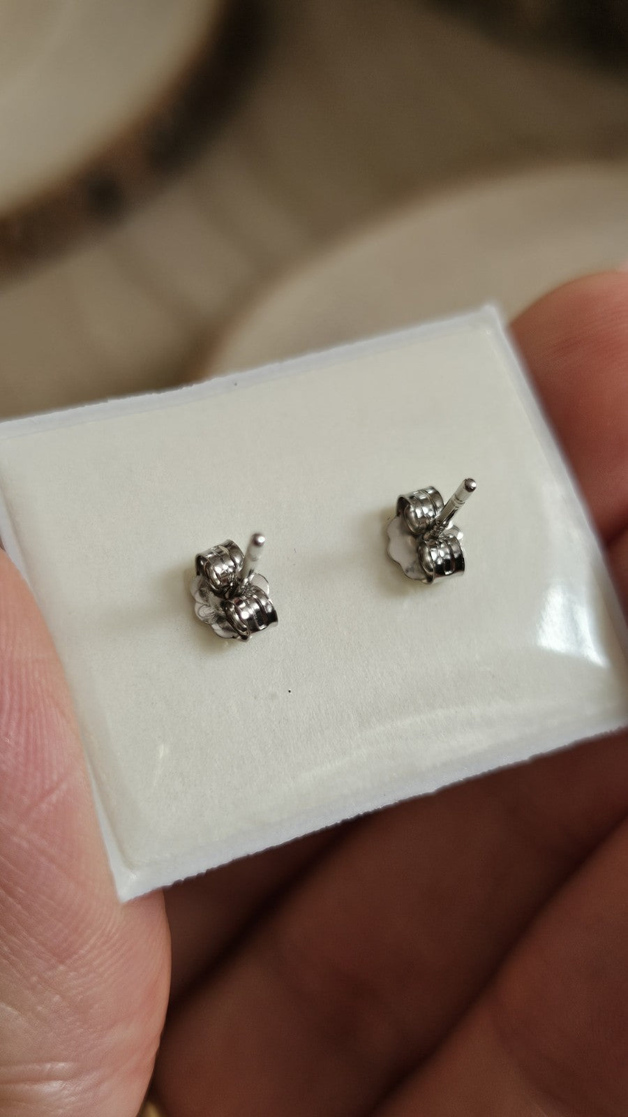 925 Sterling Silver Blue Topaz CZ Halo Stud Earrings Rhodium Plated 6mm New