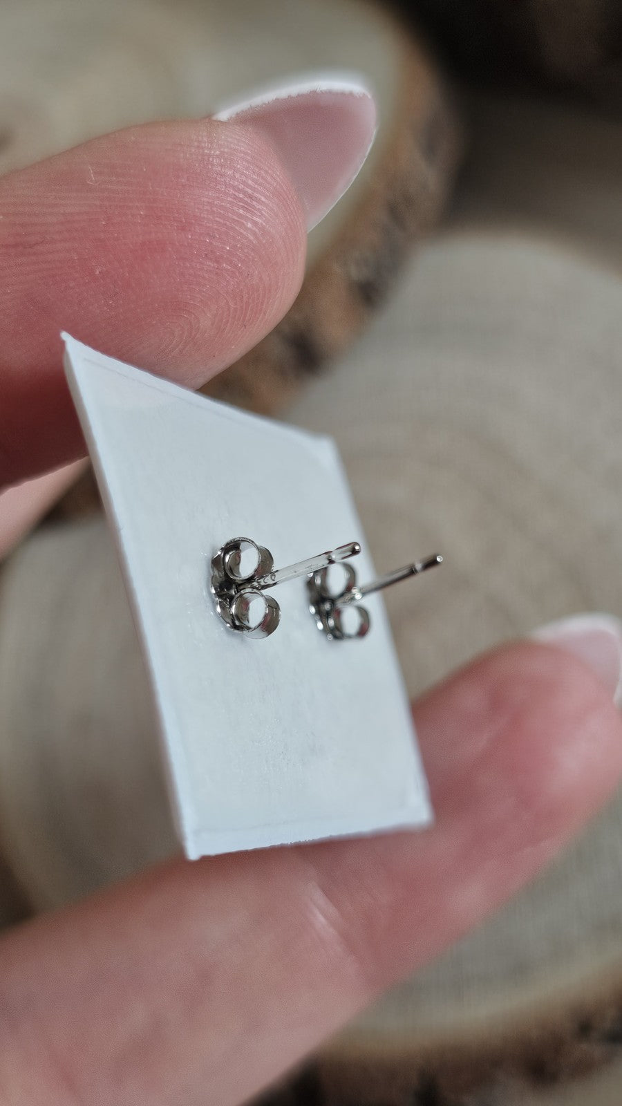 925 Sterling Silver CZ Craft Scissors Stud Earrings – Rhodium Plated, New Boxed