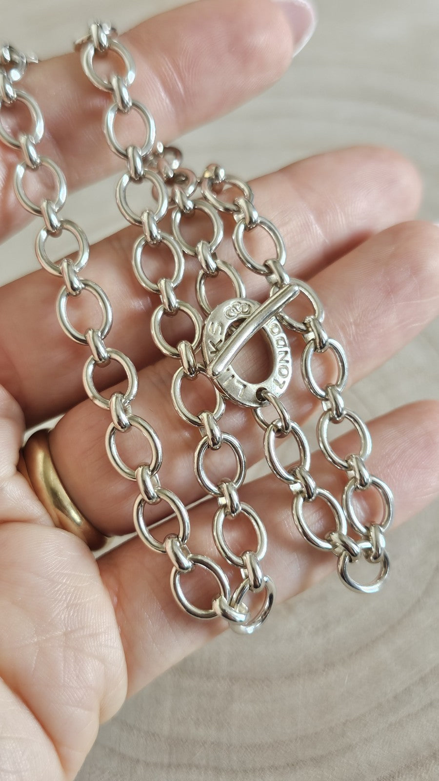 Links of London 925 Sterling Silver Chunky Chain Necklace 16.5"