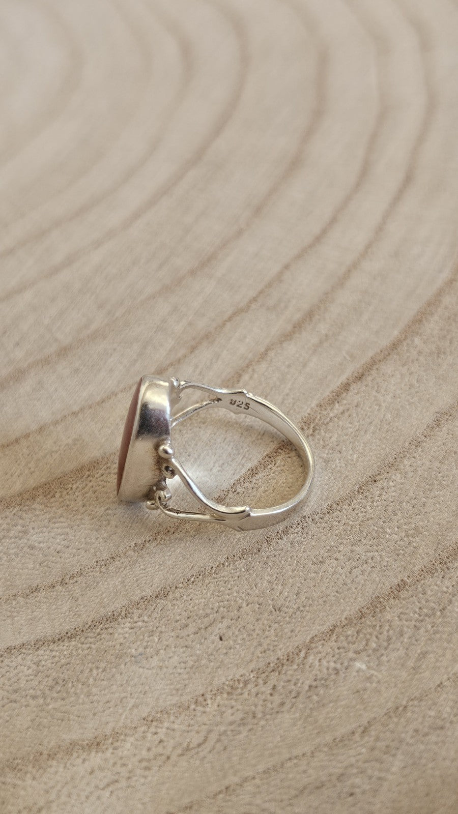 Vintage 925 Sterling Silver Oval Carnelian Ring Size L 1/2 – 3.50g