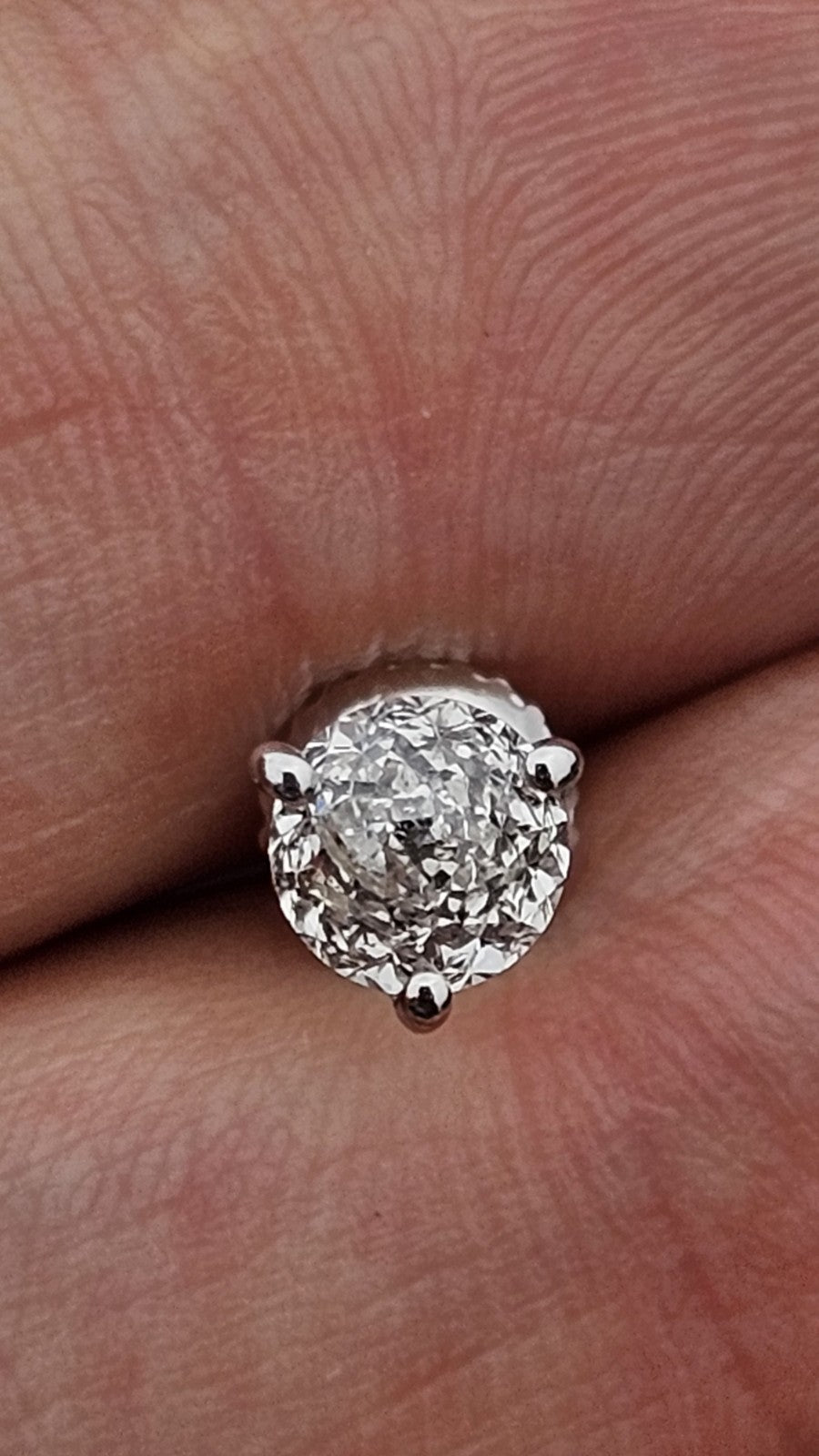 1.55ctw Natural Diamond Stud Earrings – 14K White Gold, Crown of Light Cut,CERT