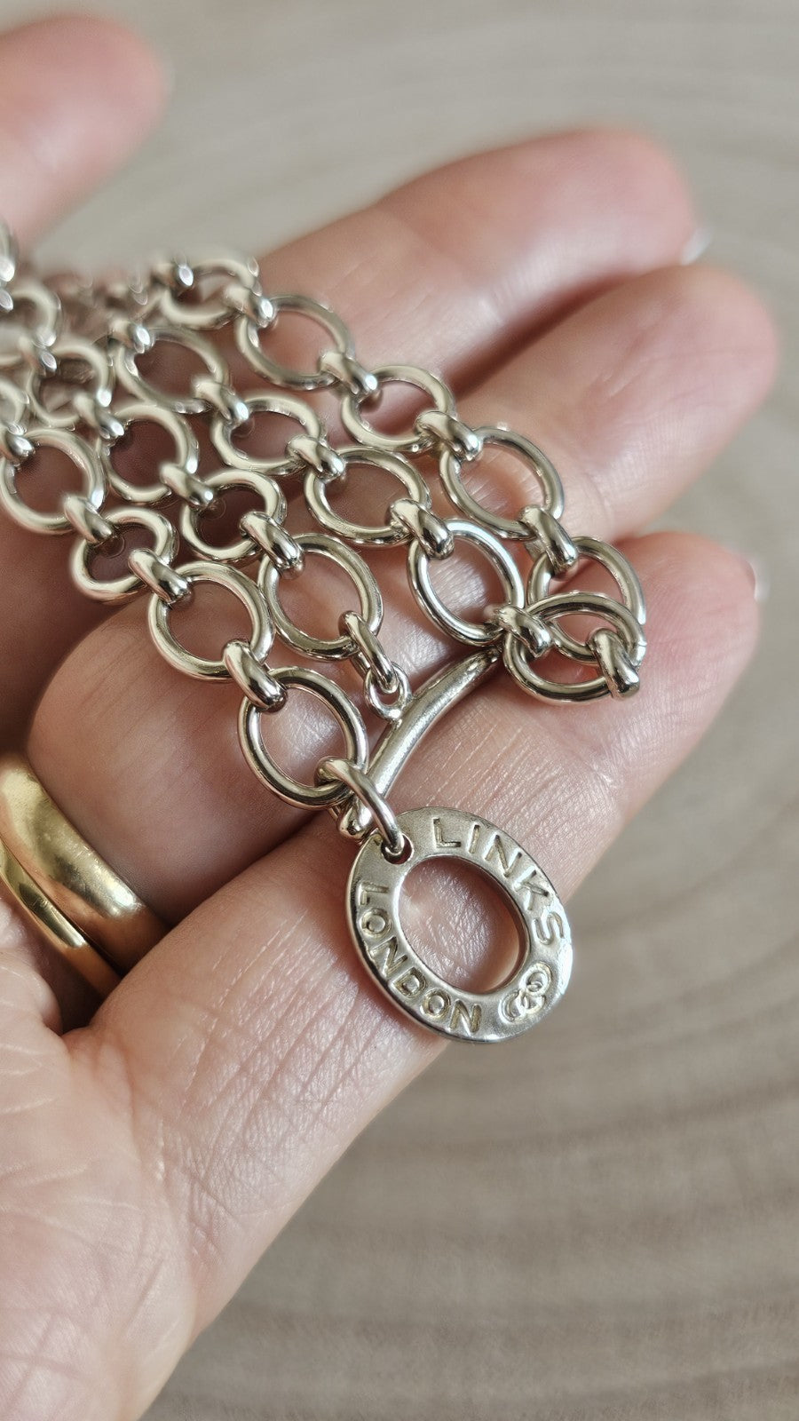 Links of London 925 Sterling Silver Chunky Chain Necklace 16.5"