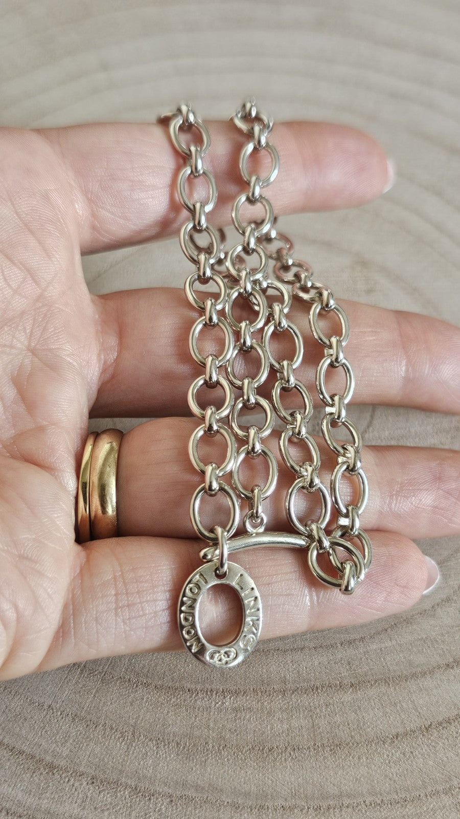 Links of London 925 Sterling Silver Chunky Chain Necklace 16.5"