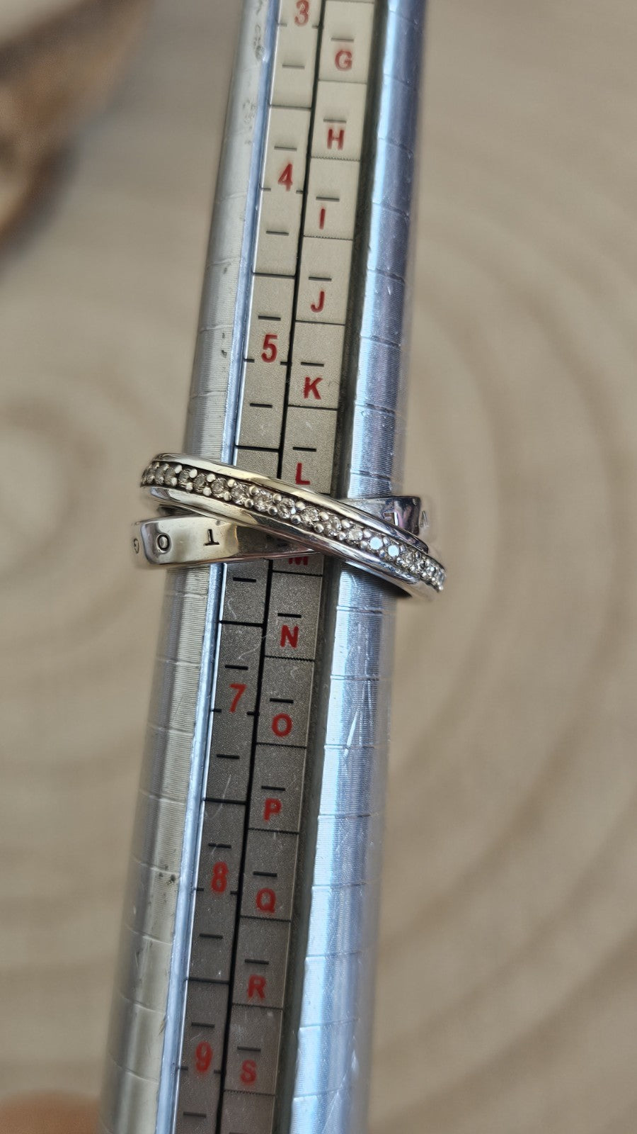Thomas Sabo Forever Together 925 Sterling Silver CZ Interlocking Ring L 1/2