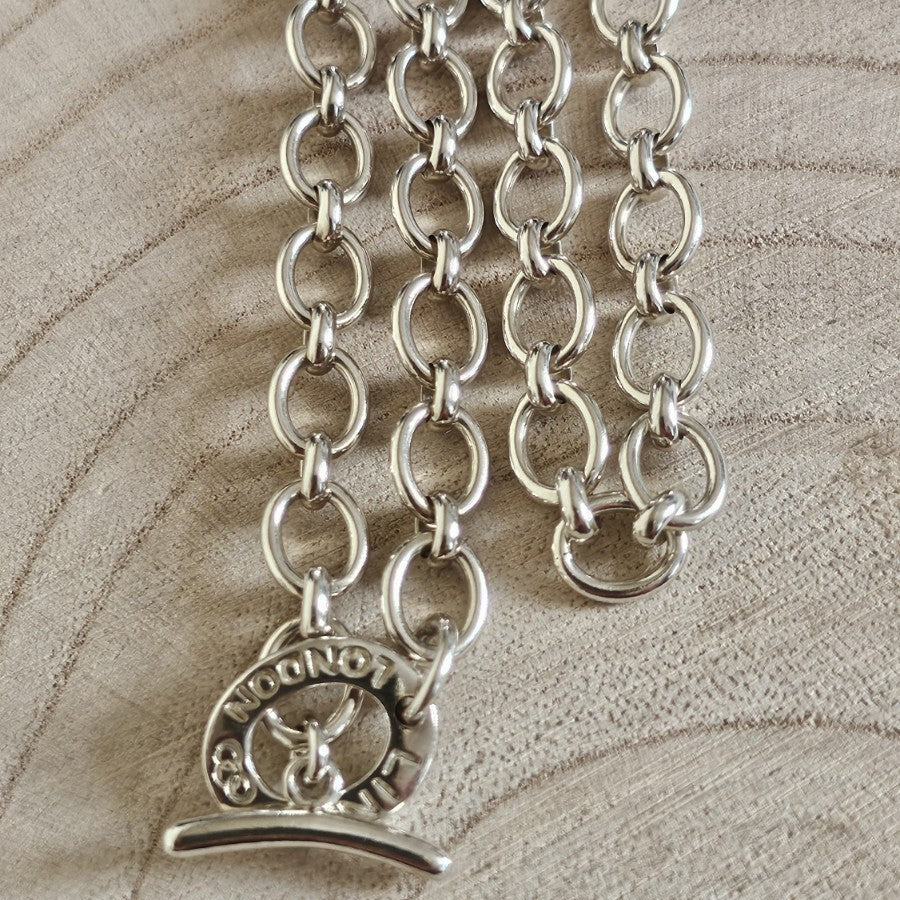 Links of London 925 Sterling Silver Chunky Chain Necklace 16.5"